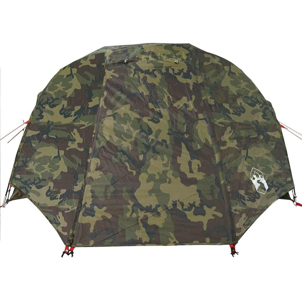 vidaXL Angelzelt Angelzelt 3 Personen Tarnmuster Wasserdicht, Personen: 3 (1 tlg)