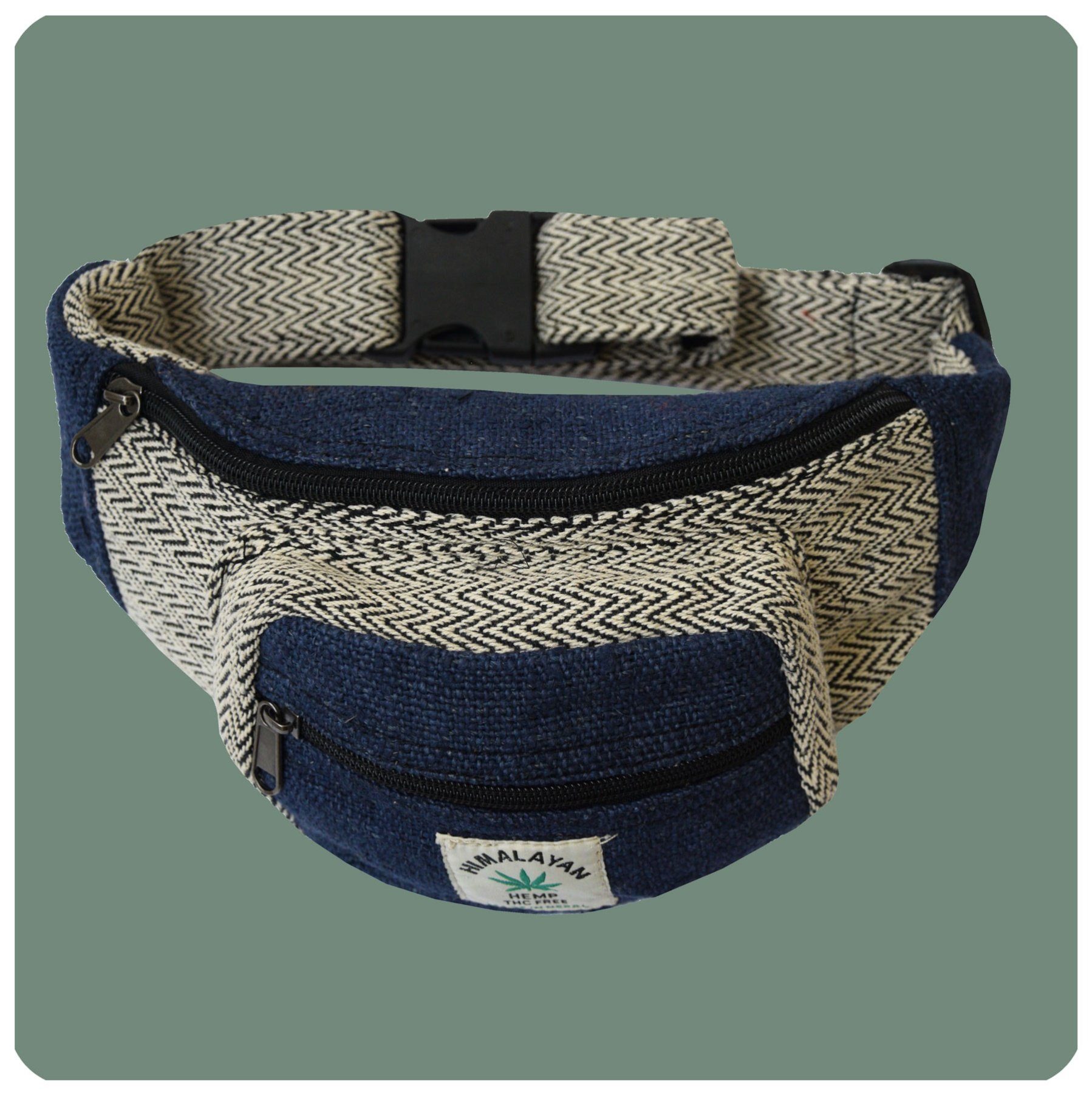SIMANDRA Gürteltasche Bauchtasche Gürteltasche, Hüfttasche aus Hanf handgefertigt in Nepal