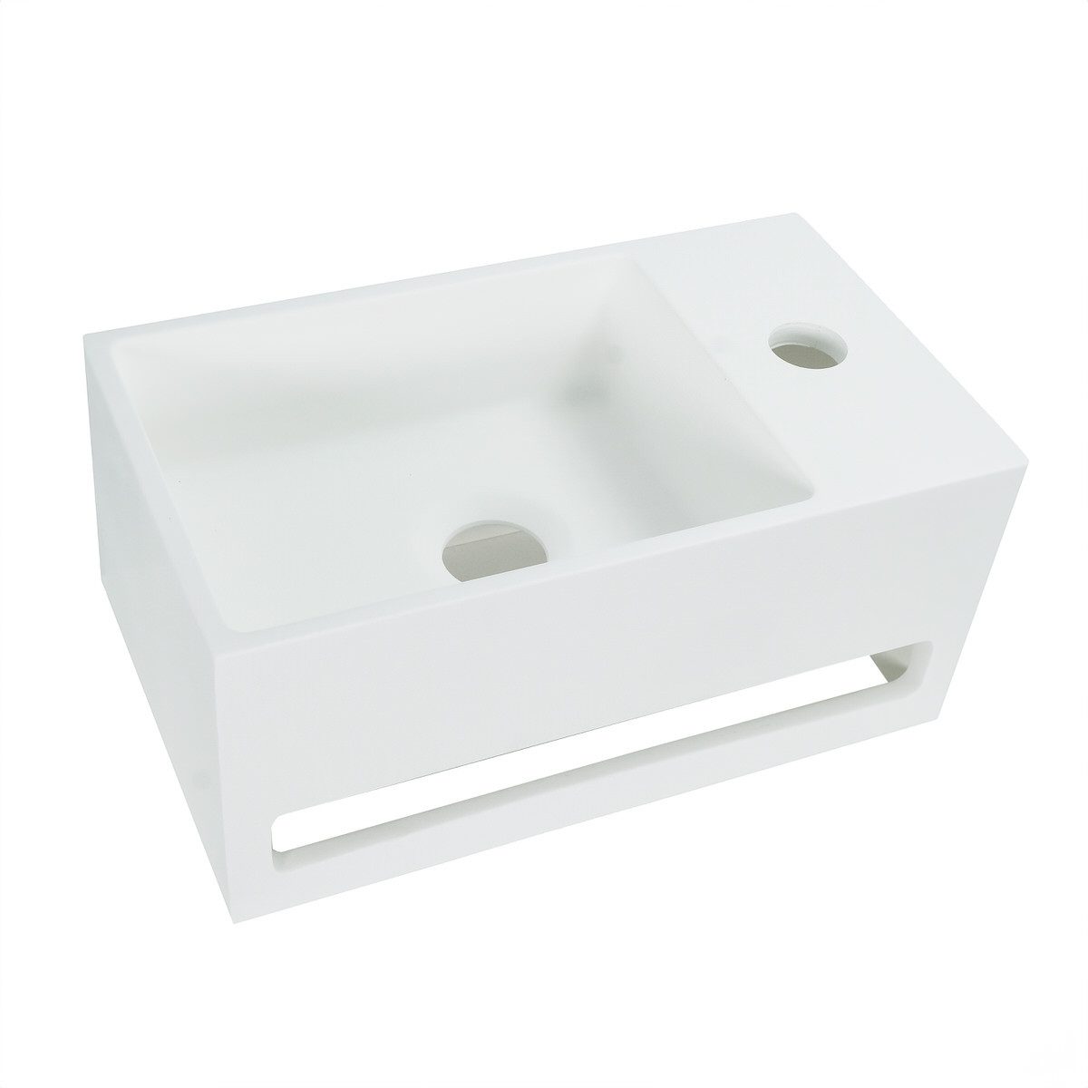 Aloni Waschbecken 425SR (einzel, 1-St), Solid günstig online kaufen