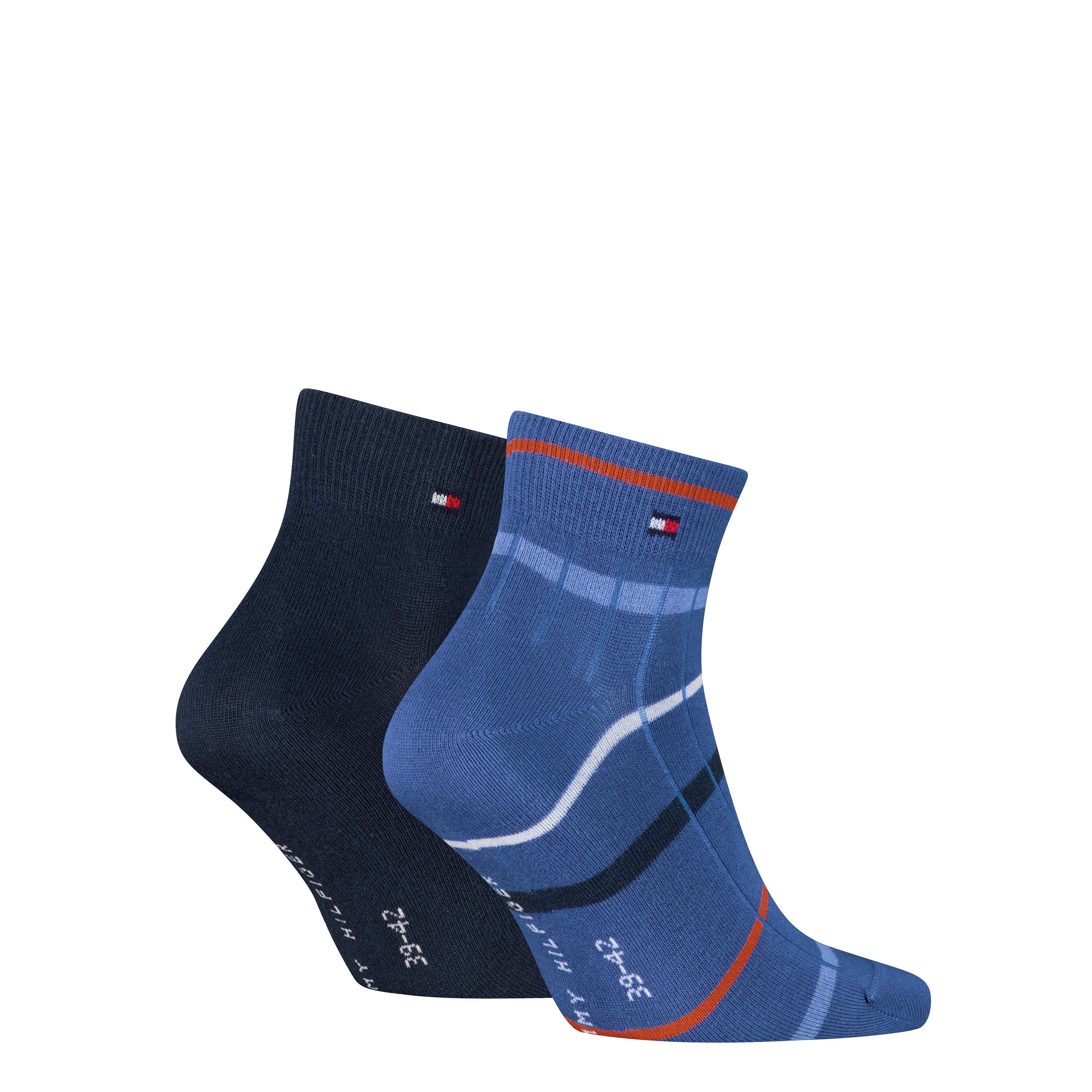 Tommy Hilfiger Kurzsocken TH MEN QUARTER 2P SUMMER BRETON (2 Paar) günstig online kaufen