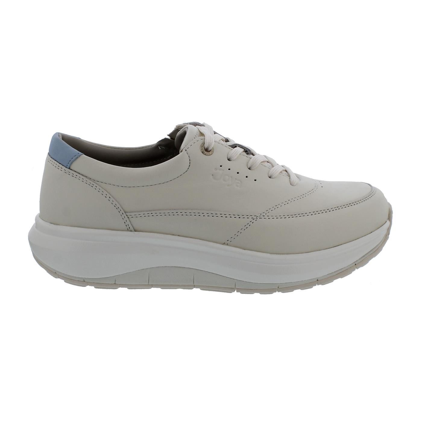 Joya Joya Venice Zip White, Glattleder, Reißverschluss, Wave-Sohle, Kategor Schnürschuh