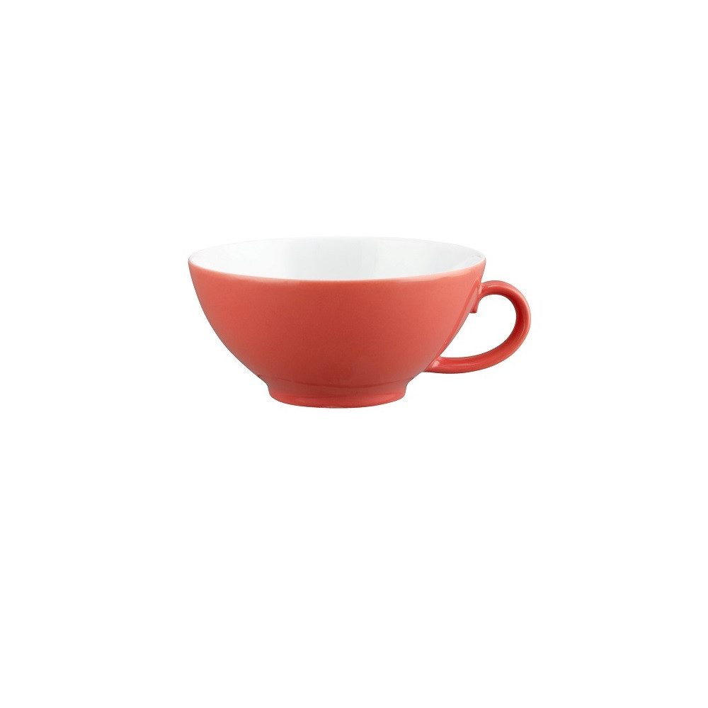 Seltmann Weiden Becher Seltmann Weiden Liberty Pure Colors flamingo red Teeobertasse klein, Porzellan