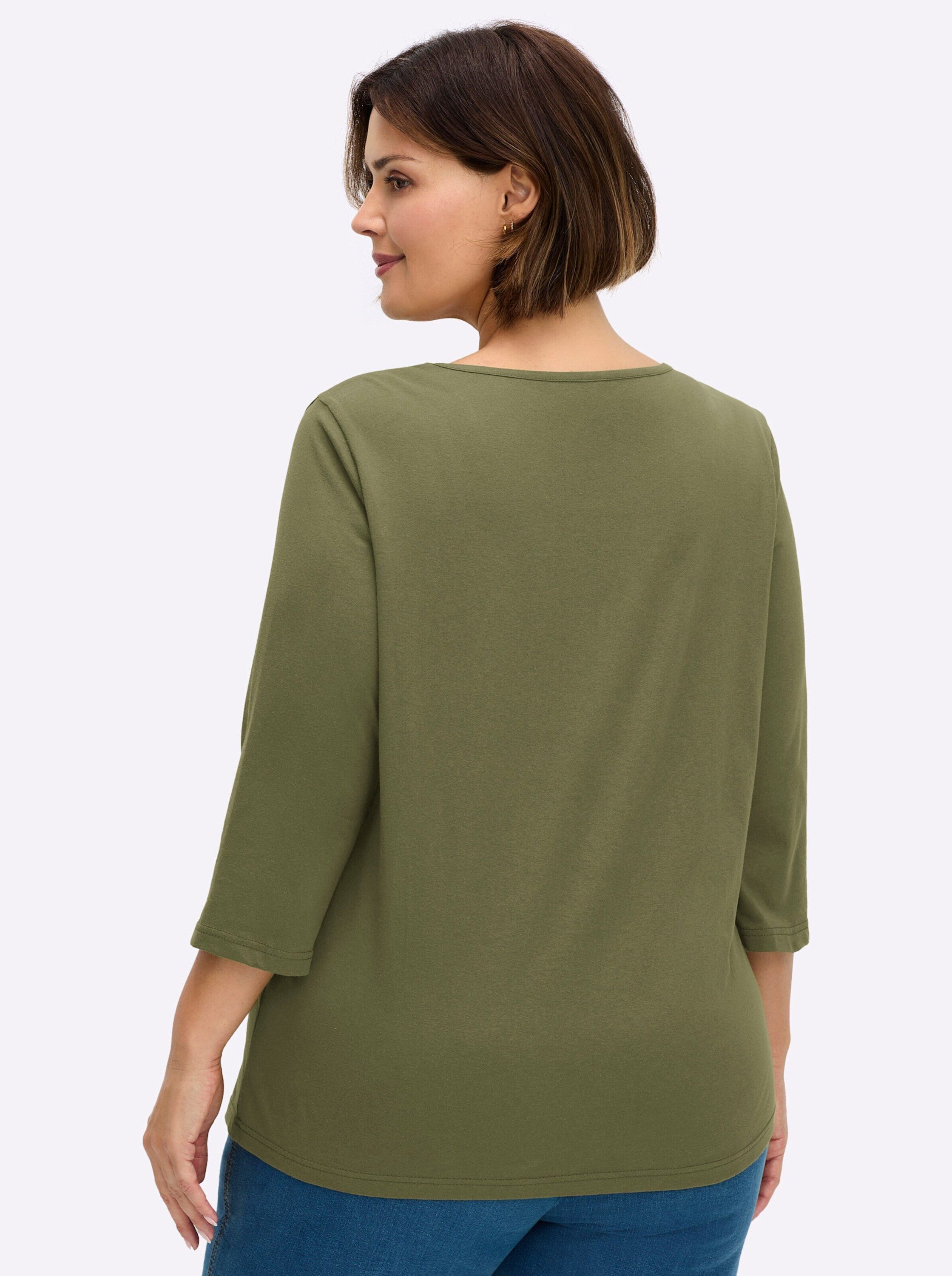 Sieh an! T-Shirt 3/4-Arm-Shirt 3/4-Arm günstig online kaufen