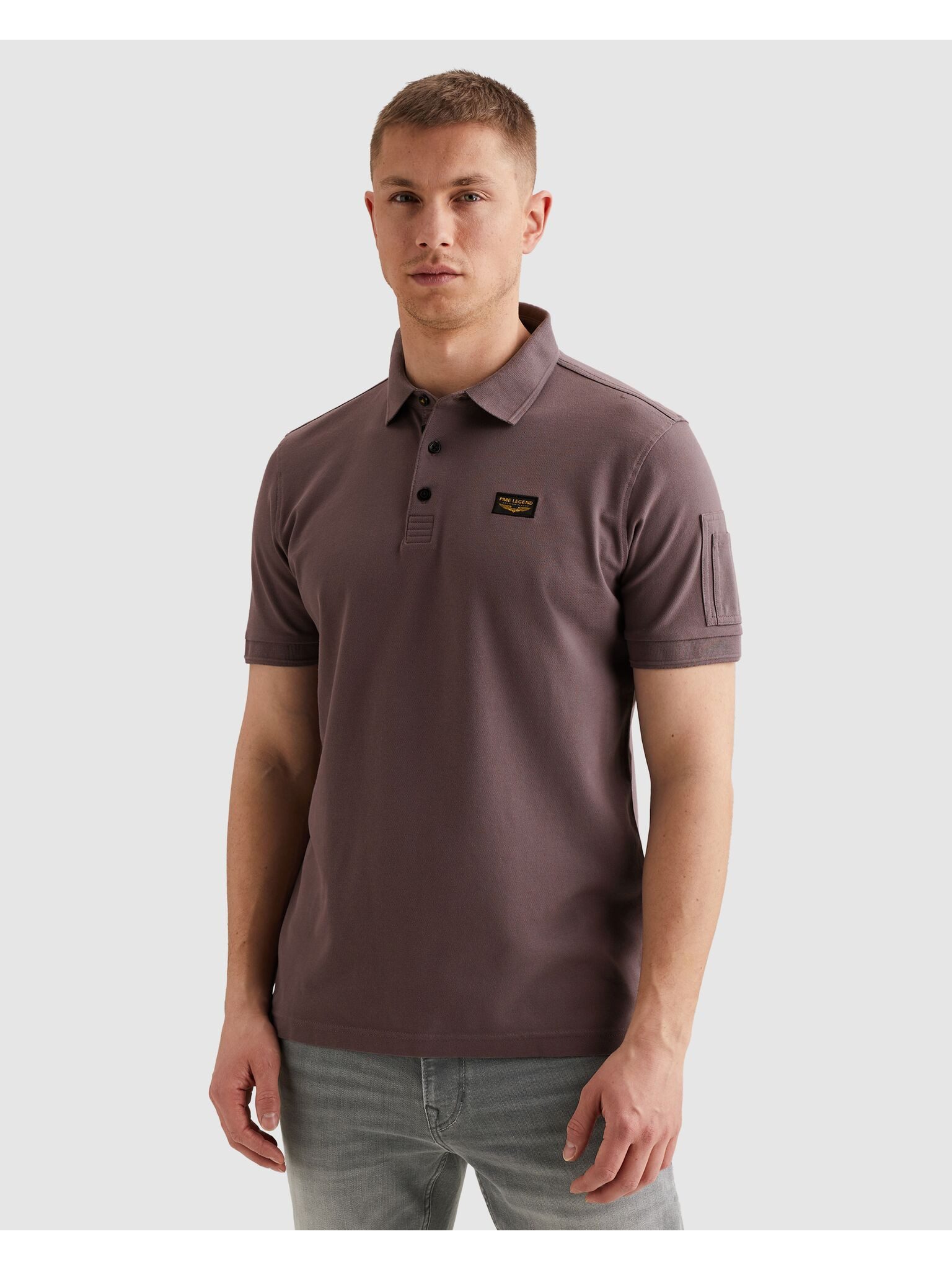 PME LEGEND Poloshirt mit Logostickerei