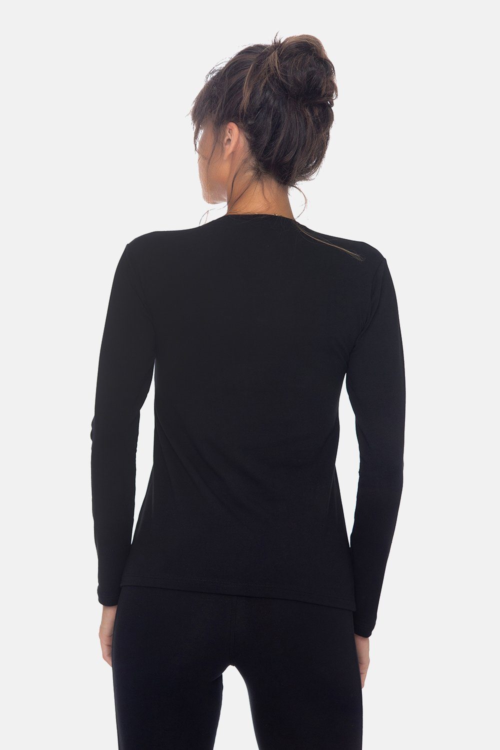 Evoni Langarmshirt Damen Thermoshirt günstig online kaufen