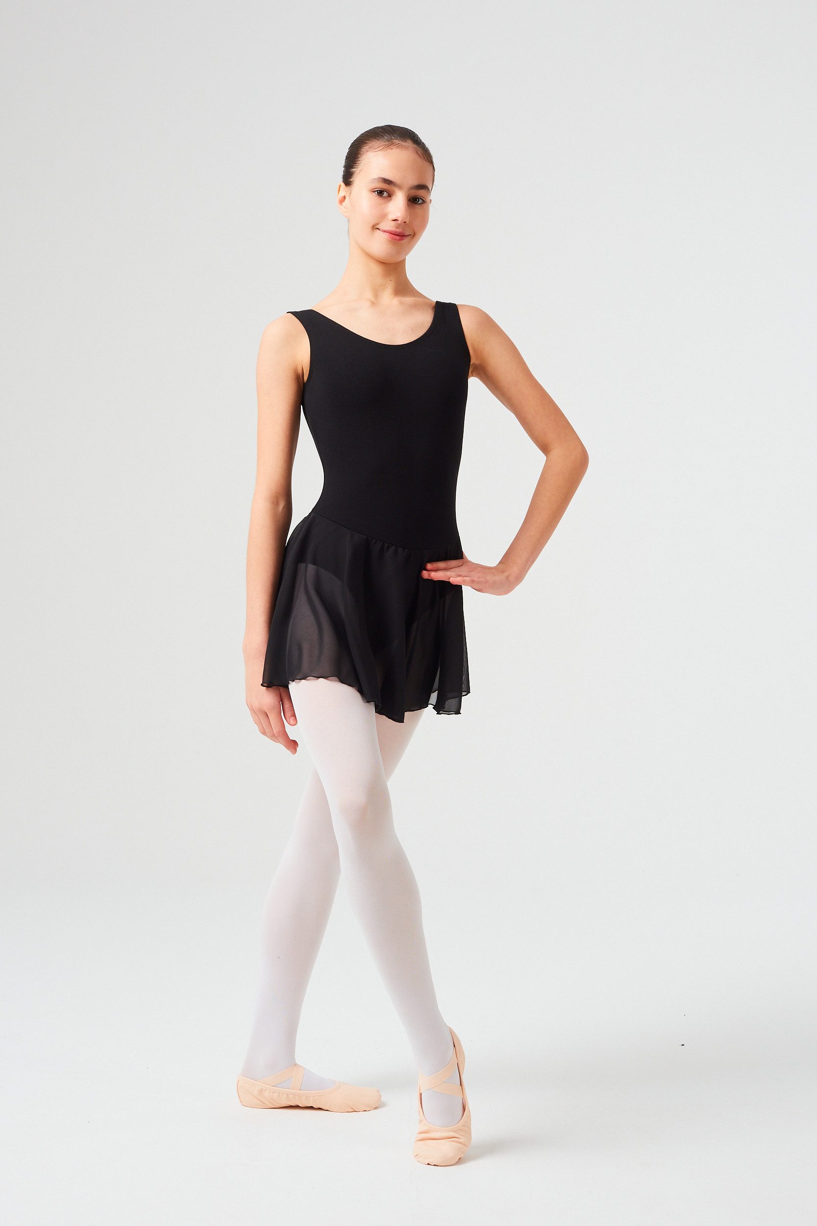 Chiffonkleid Ballett Trikot Minnie mit Chiffon Röckchen