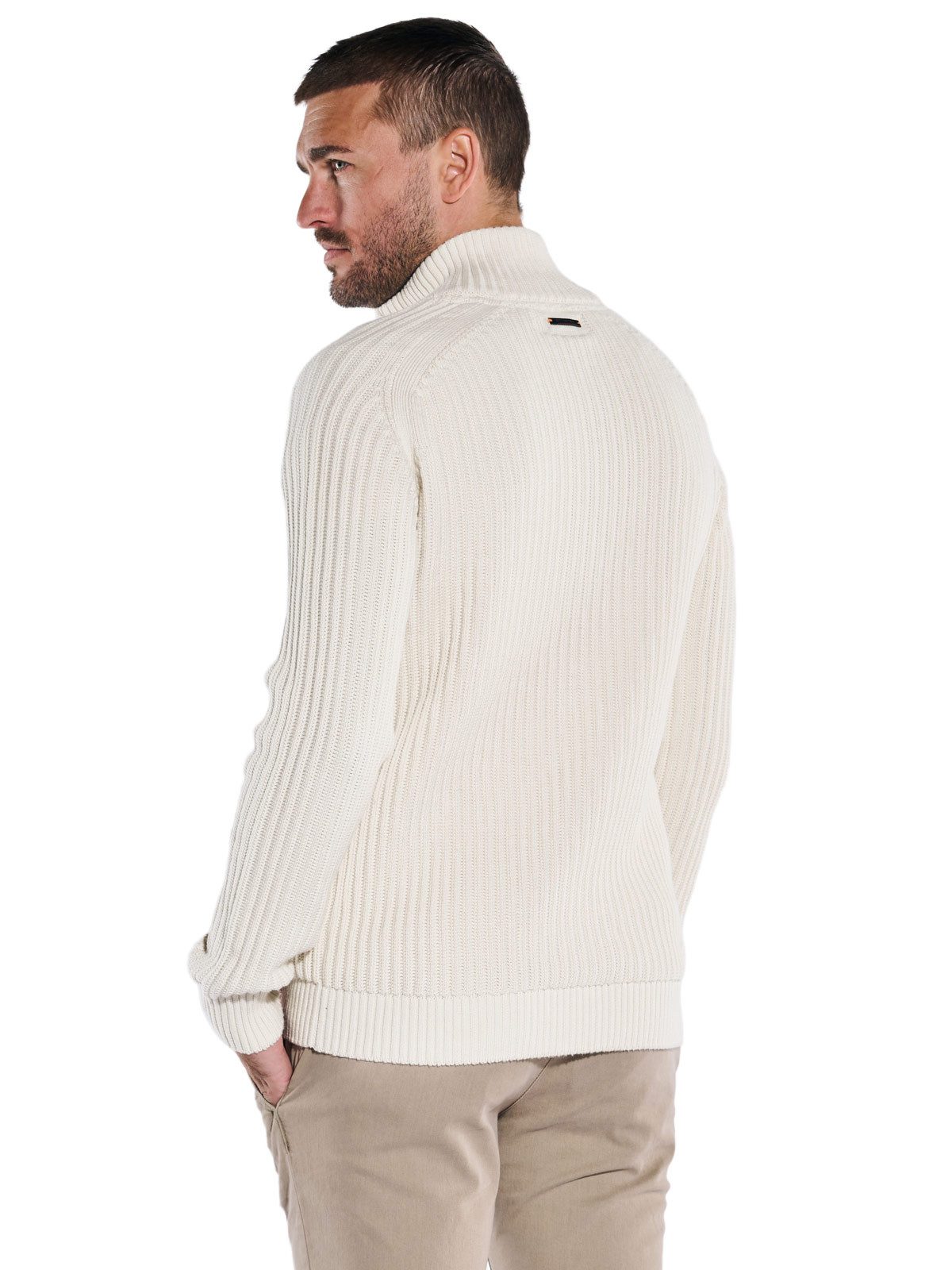 emilio adani Strickjacke emilio adani Herren Strickjacke mit Rippstruktur, günstig online kaufen
