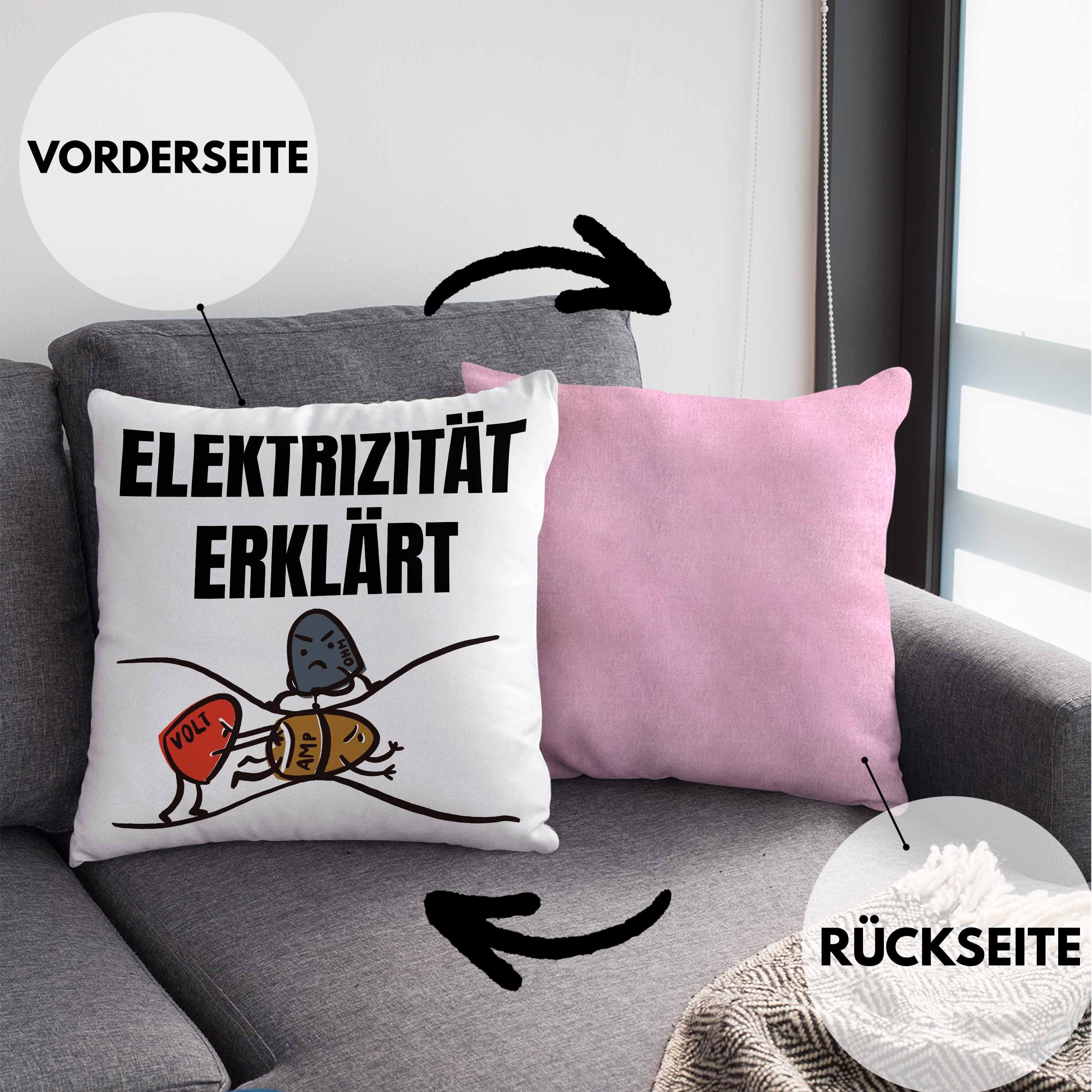 - Kissen Ohm mit Trendation Elektromeister Dekokissen Männer Erklärt Volt Rosa Lustiger Geschenk Elektrizität Spruch Elektriker Dekokissen Füllung Watt Geschenkidee 40x40 Trendation