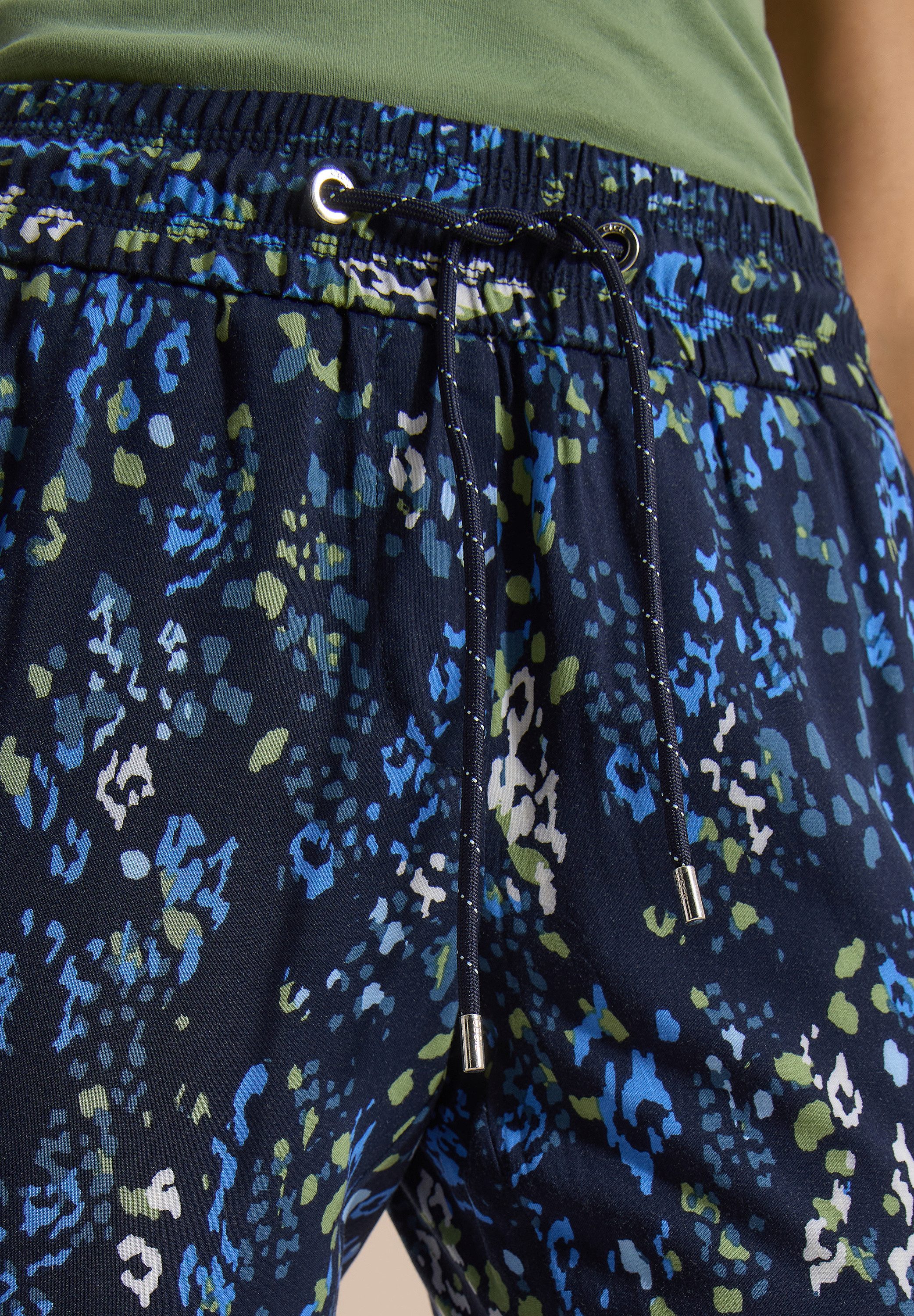 CECIL 7/8-Hose Style Chelsea Sommerhose, grafisches Muster, Elastikbund