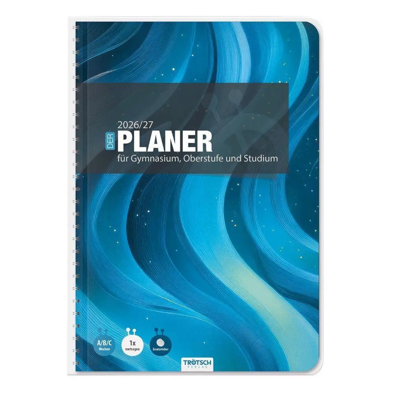 Trötsch Verlag Schülerkalender TRÖTSCH - Gymnasialplaner Blue 26/27