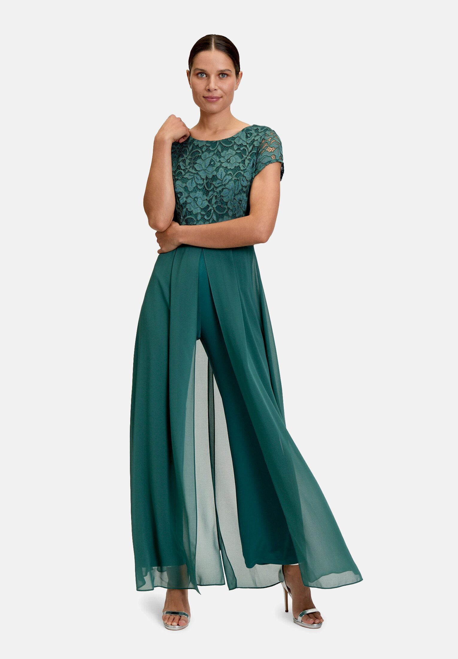 Vera Mont Overall Damen kurzarm (1-tlg) Design