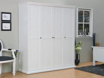 ebuy24 Kleiderschrank Venedig Kleiderschrank 4-Trg. Breite 181 cm, Höhe