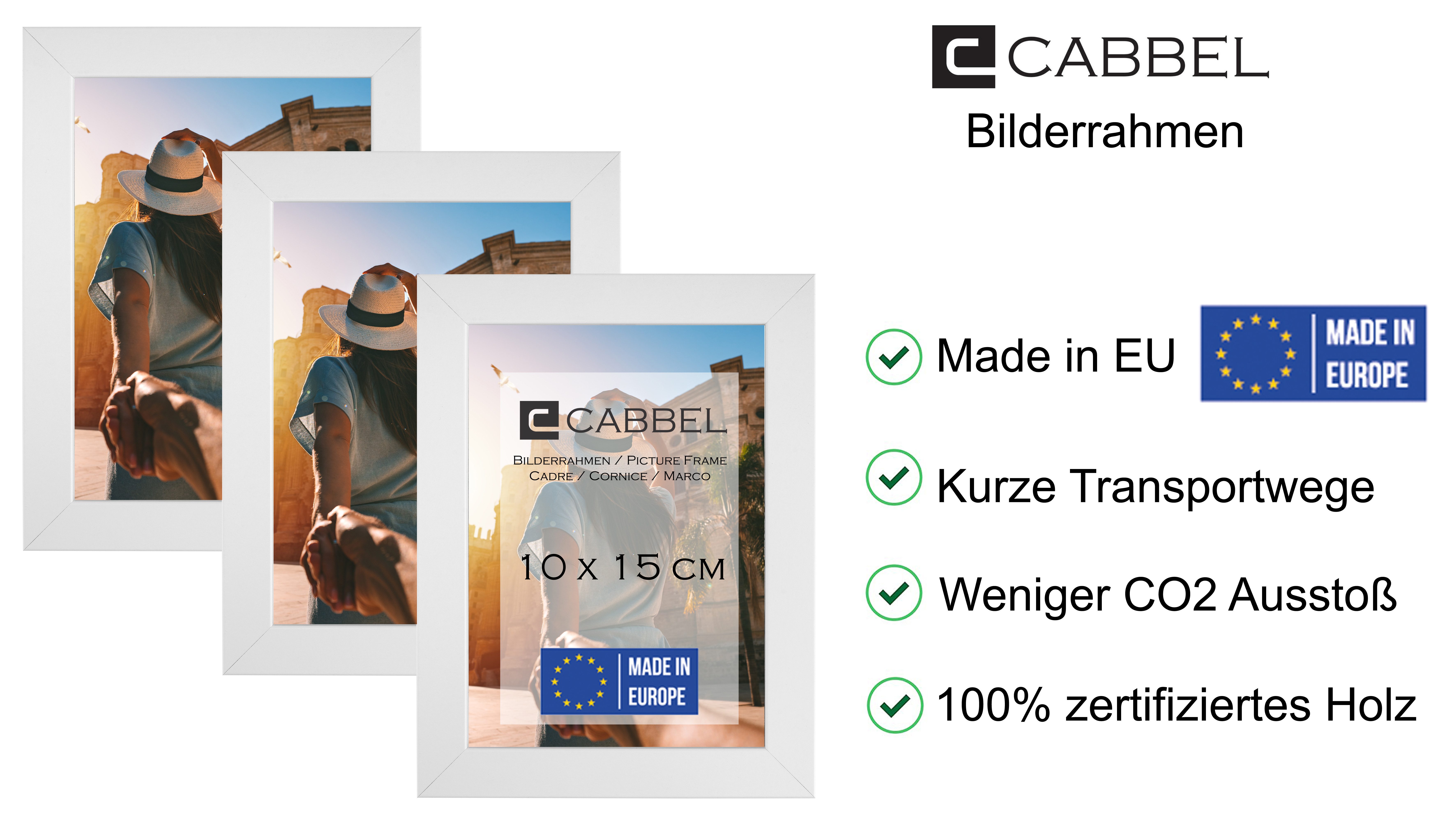 CABBEL Bilderrahmen MDF Holz-Rahmen, Acrylglas, Collagen, Portraits, Bilder günstig online kaufen