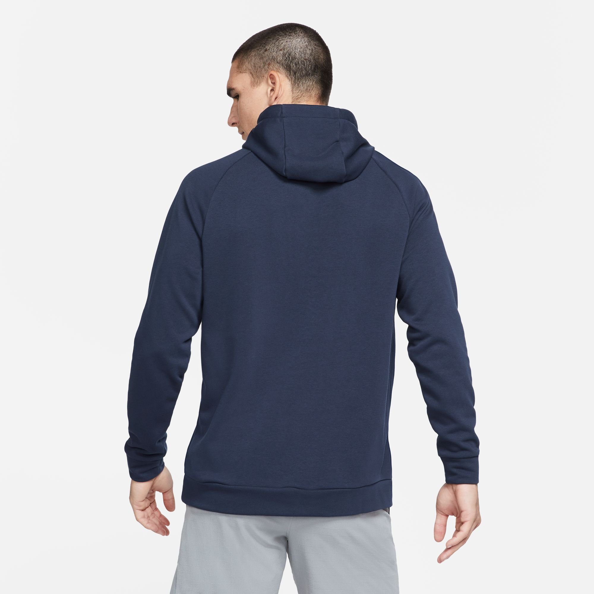 HOODIE TRAINING MEN'S PULLOVER marine Nike DRI-FIT Kapuzensweatshirt