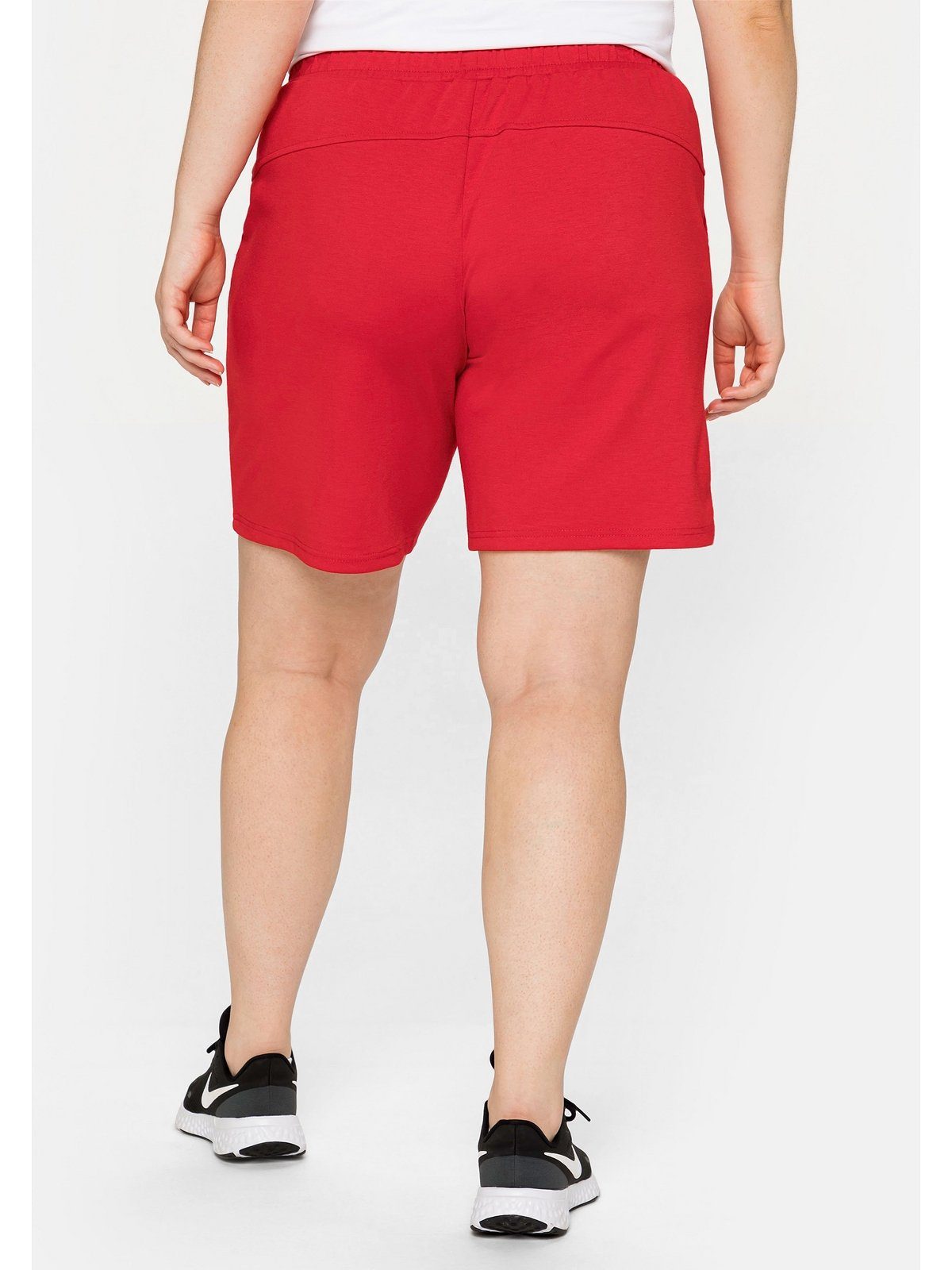 Sheego Sporthose Große Größen aus Funktionsmaterial, mit kleinem Print | Shorts