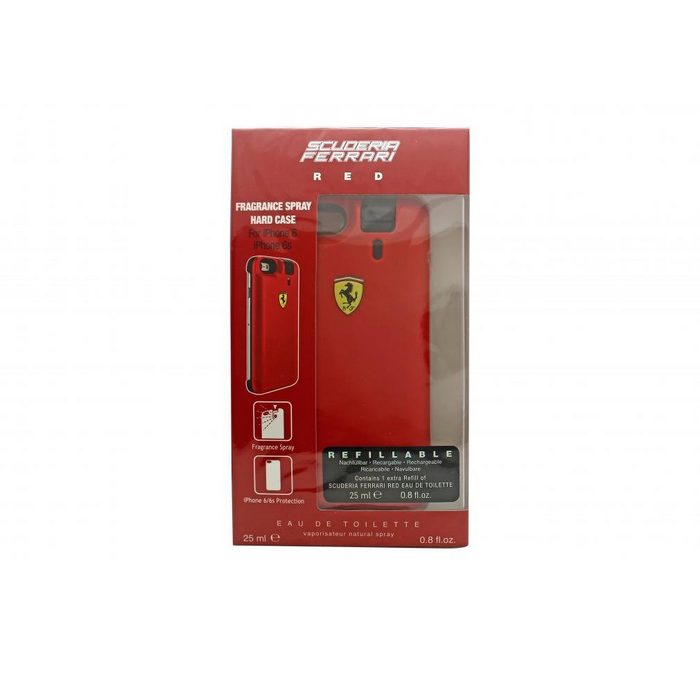 Ferrari Duft-Set Ferrari Red Gift Set 25ml EDT + 25ml Refill + iPhone 6 Phonecase