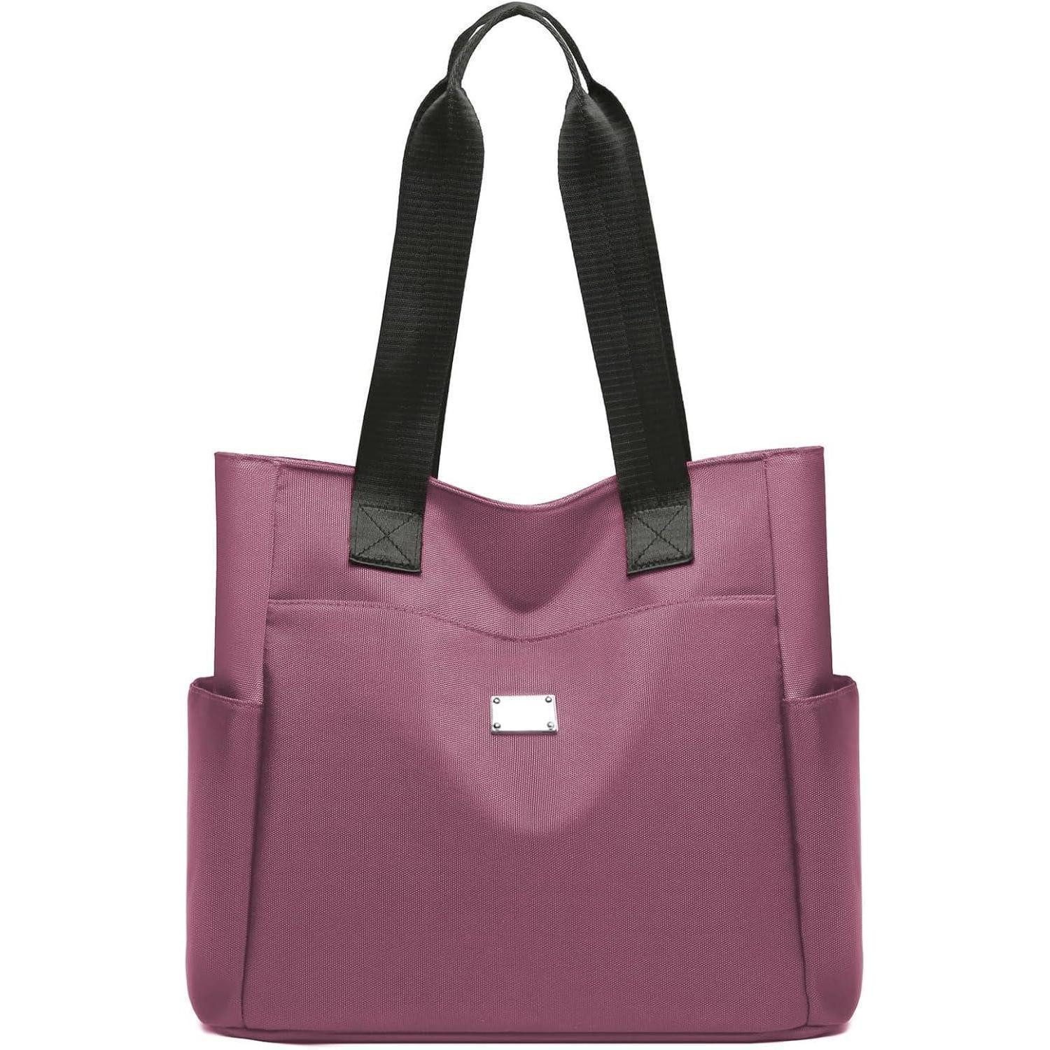 Umhängetasche URAQT Damen Umhängetasche Nylon Tasche Große Kapazität Reißverschluss