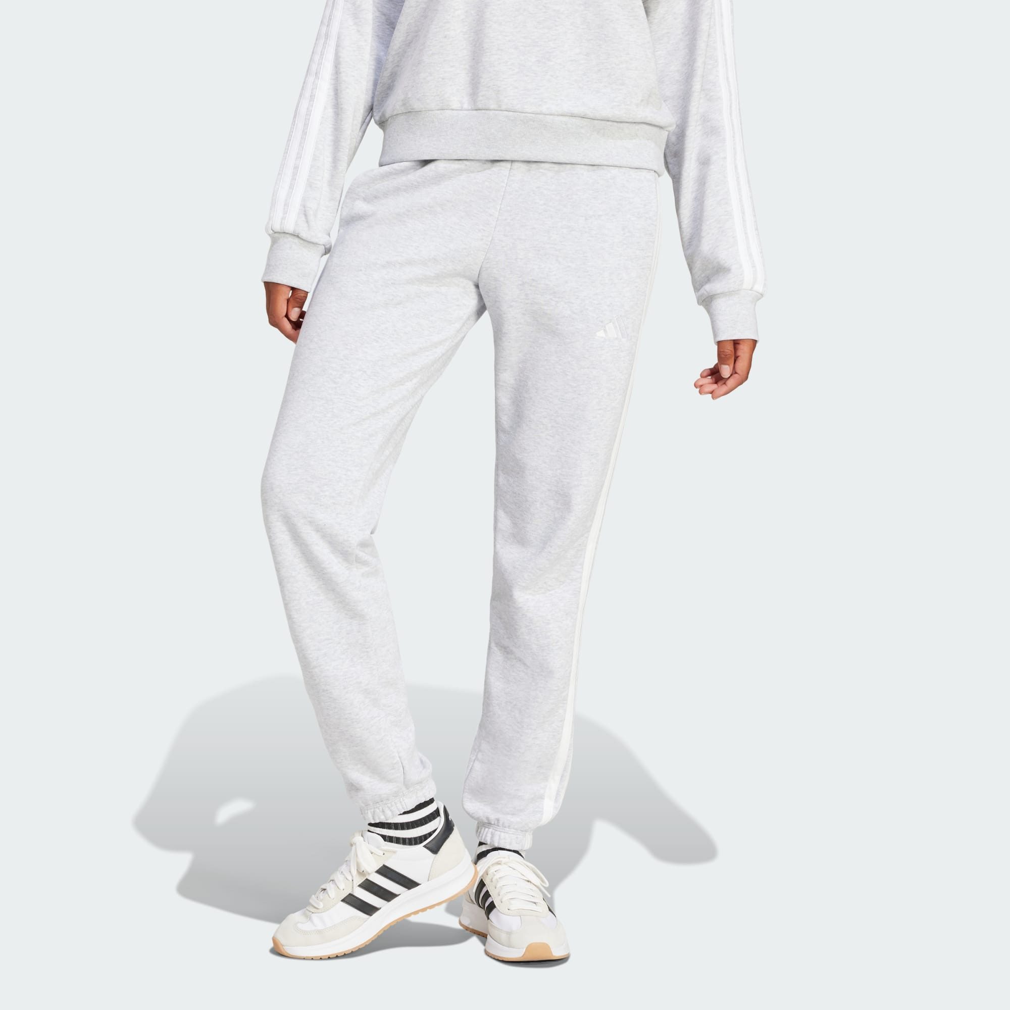 adidas Sportswear Jogginghose ESSENTIALS 3-STREIFEN FRENCH TERRY CUFFED HOSE