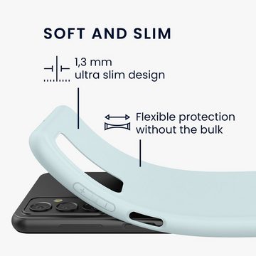 kwmobile Handyhülle Hülle für Samsung Galaxy M23 5G, Hülle Silikon - Soft Handyhülle - Handy Case Cover - Cool Mint