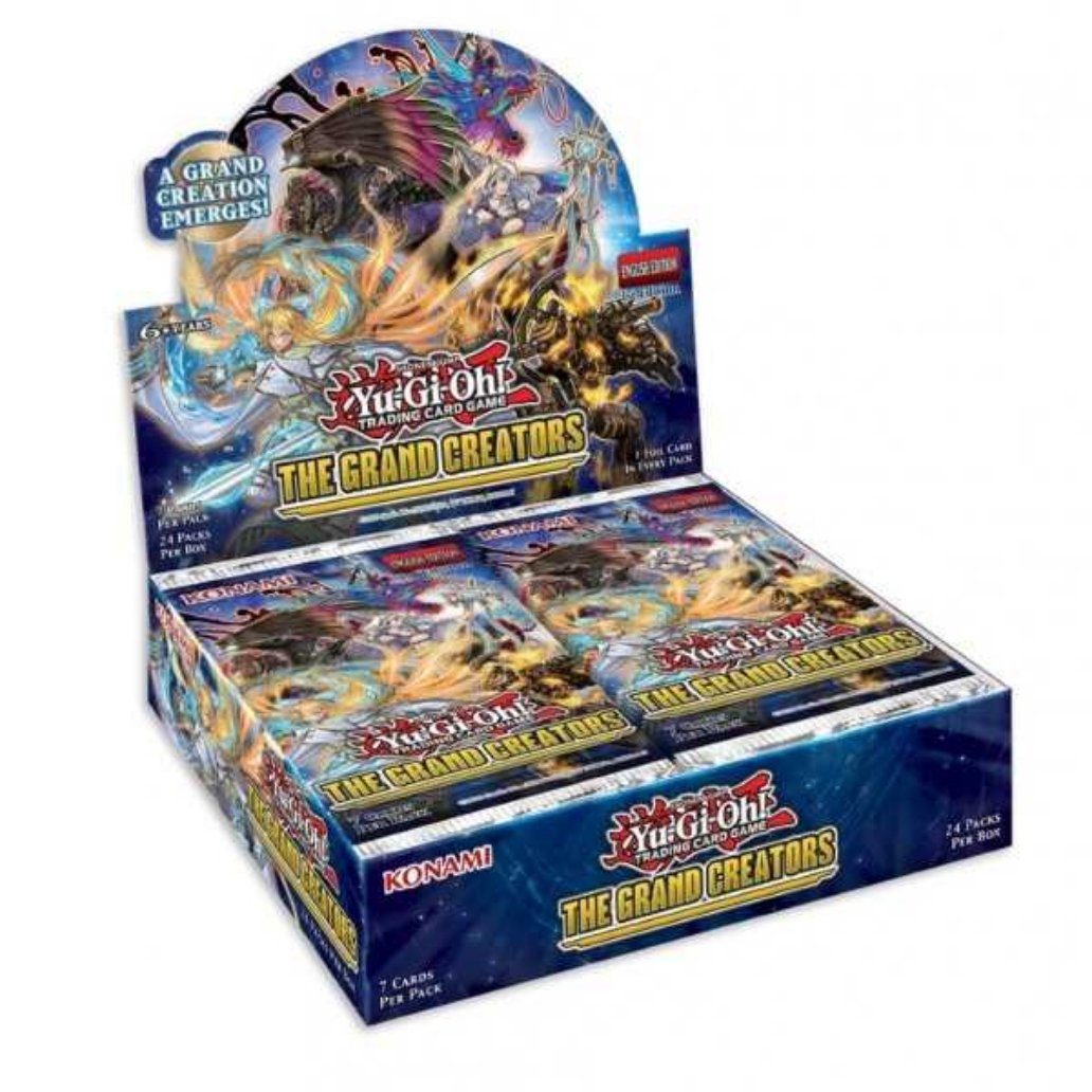 Konami Spiel Yu-Gi-Oh! 24 Booster Display - The Grand Creators - 1. Auflage Deutsch