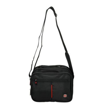 HTI-Living Reisetasche Umhängetasche Arbeitstasche Schwarz (1-tlg., 1 Umhängetasche), Studententasche