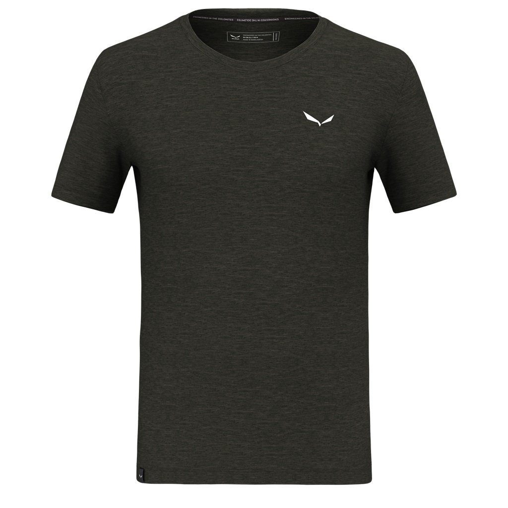 T-Shirt Eagle Minilogo Merino (weich, leicht) olivegrün Herren