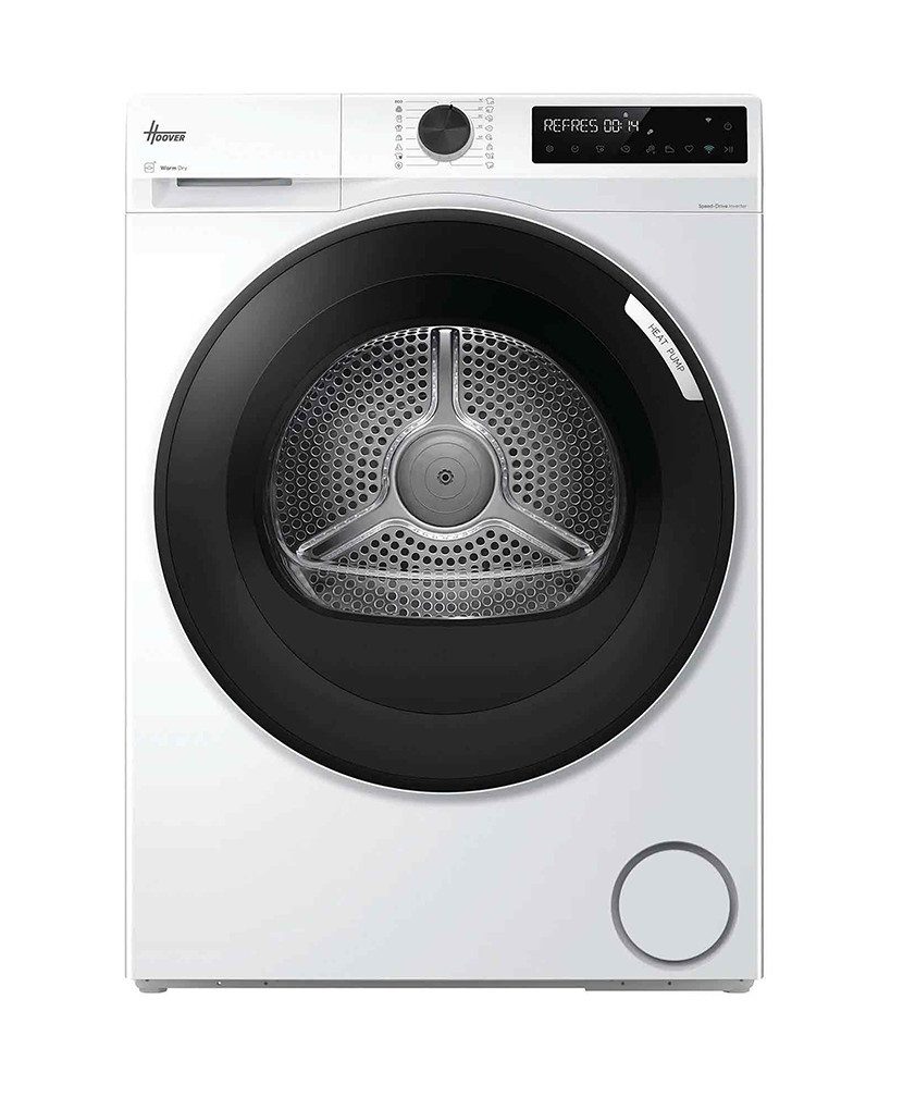 Hoover Wärmepumpentrockner Pro Dry Series 3 HBR 10N3BX-S, AI Smart Move, Hygiene-Zyklus, Ready-to-Wear Drying