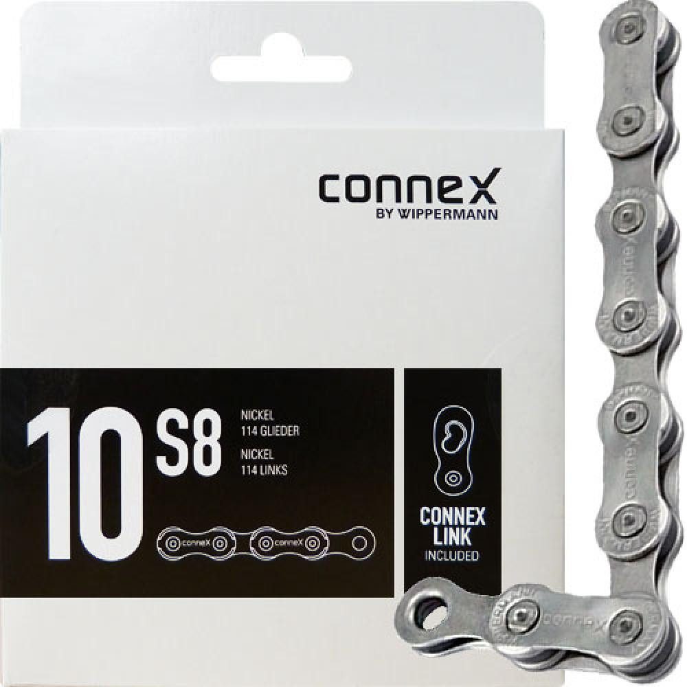 Fahrradkette Connex Wippermann Kette 10S8 1/2" x 11/128" 114 Glieder 5,9mm 10-fach