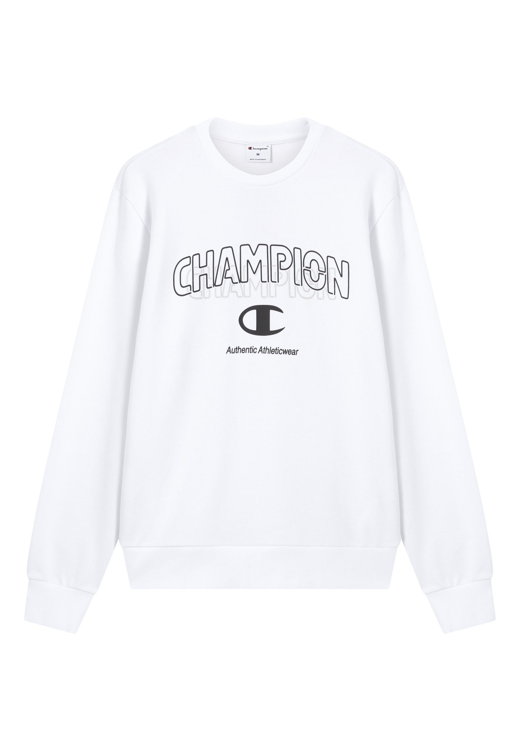 Champion Sweatshirt Graphic Terry Crewneck Sweatshirt (1-tlg) für Erwachsene, sportlicher Stil, aus Baumwolle und Polyester