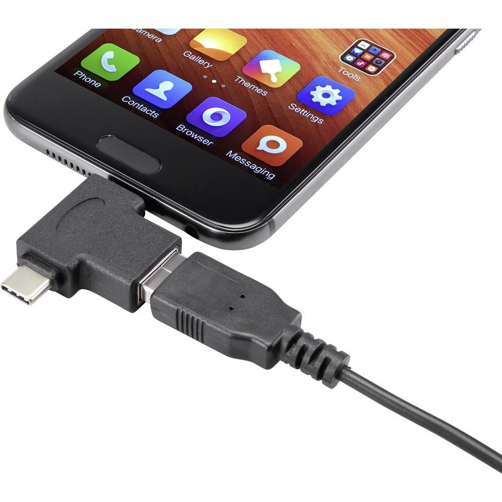 Renkforce USB 3.2 Gen 1 (USB 3.0) Adapter [1x USB-C® Stecker, USB 2.0 USB-Adapter