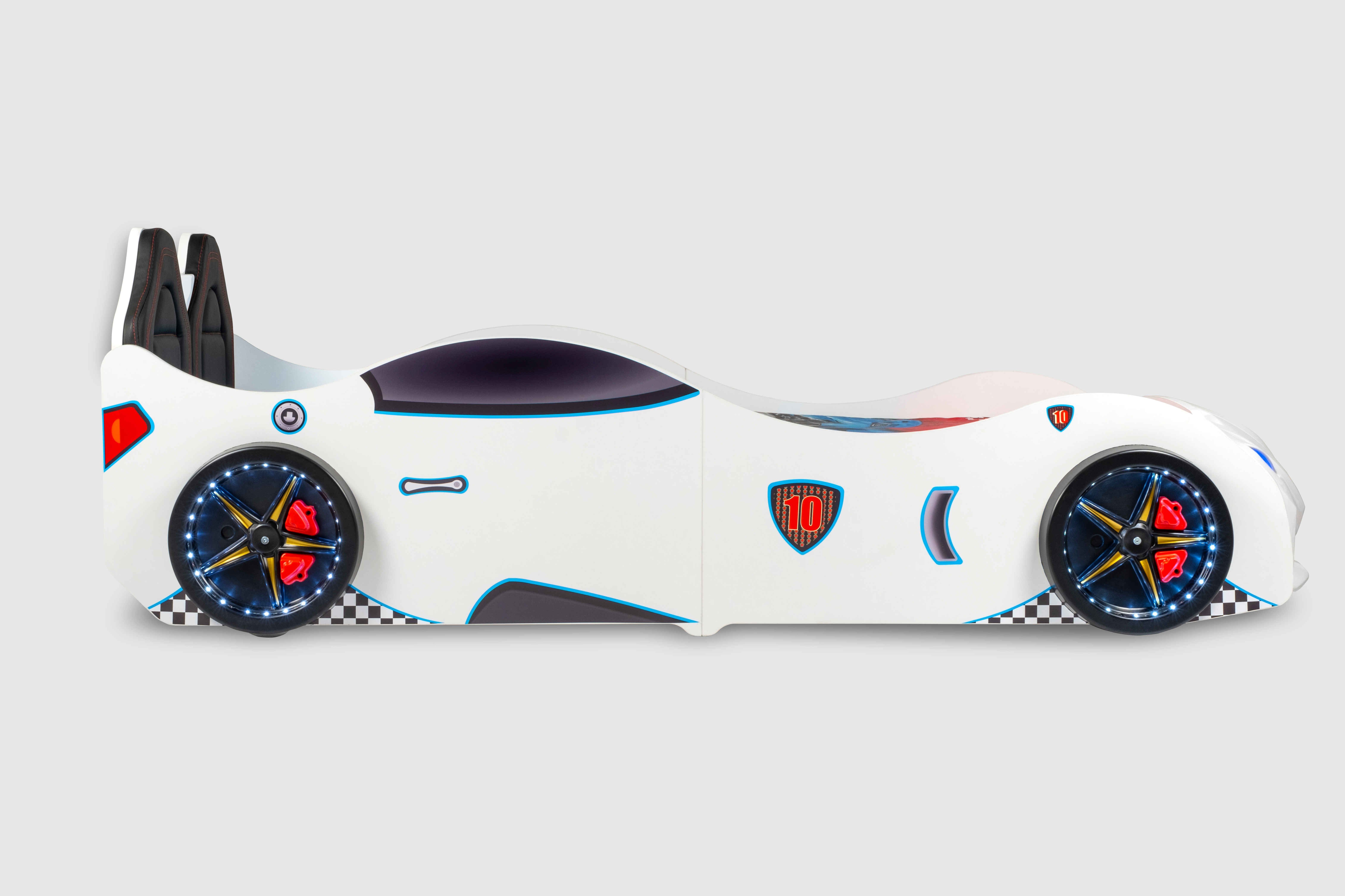Aktürk Kinderbett Autobett Lambo RS-2 Seat mit Polster