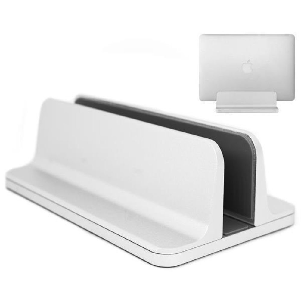 MyGadget Laptop Ständer Aluminium Verstellbare Halterung Laptop-Ständer,  (MyGadget Laptop Ständer Aluminium [Hochkant] - Verstellbare Stand  Halterung für Notebooks wie z.B. Apple MacBook Air / Pro, Google Chromebook  - Silber)