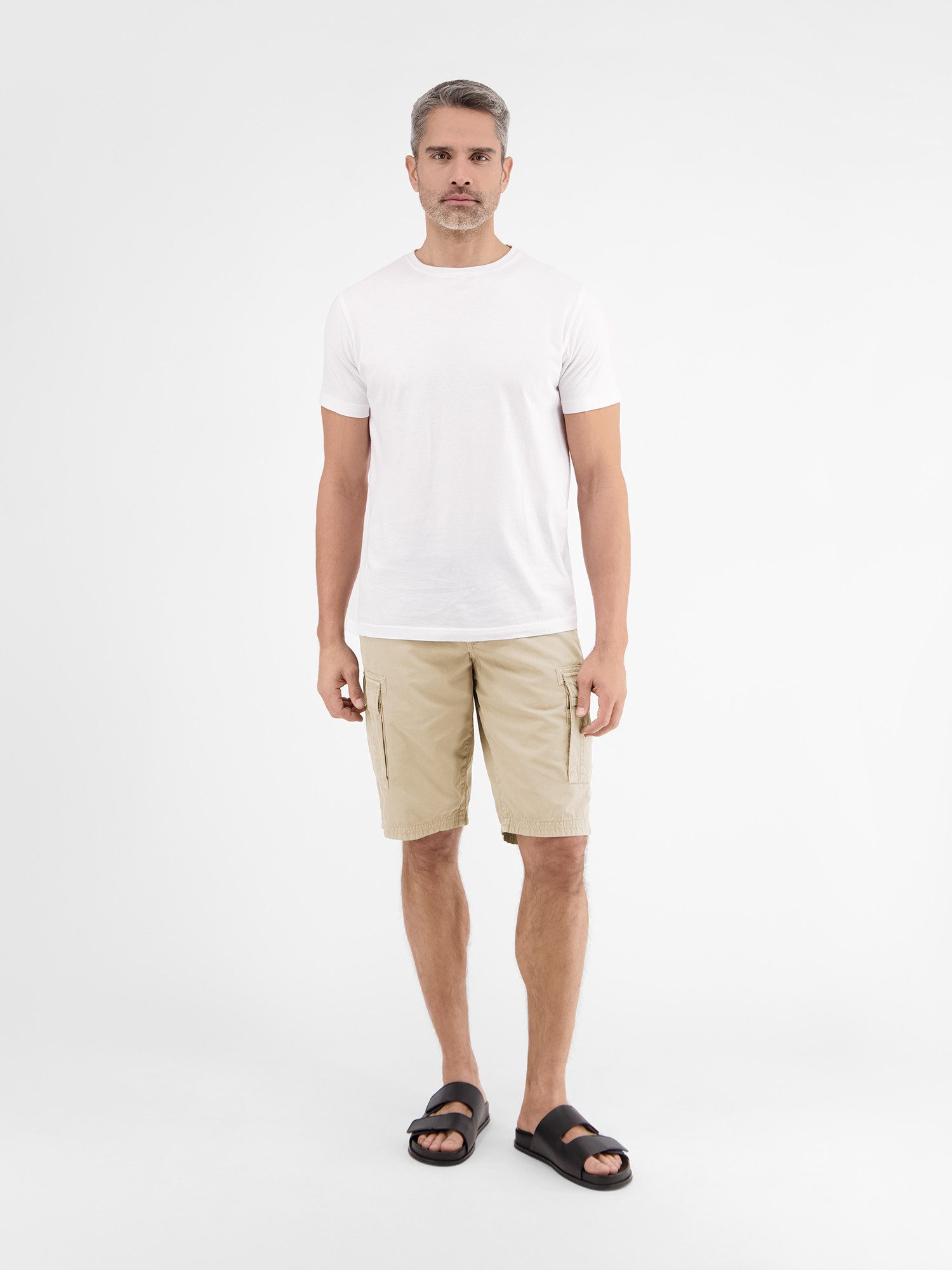 LERROS Bermudas "LERROS Cargobermuda inklusive Gürtel", (Set) günstig online kaufen