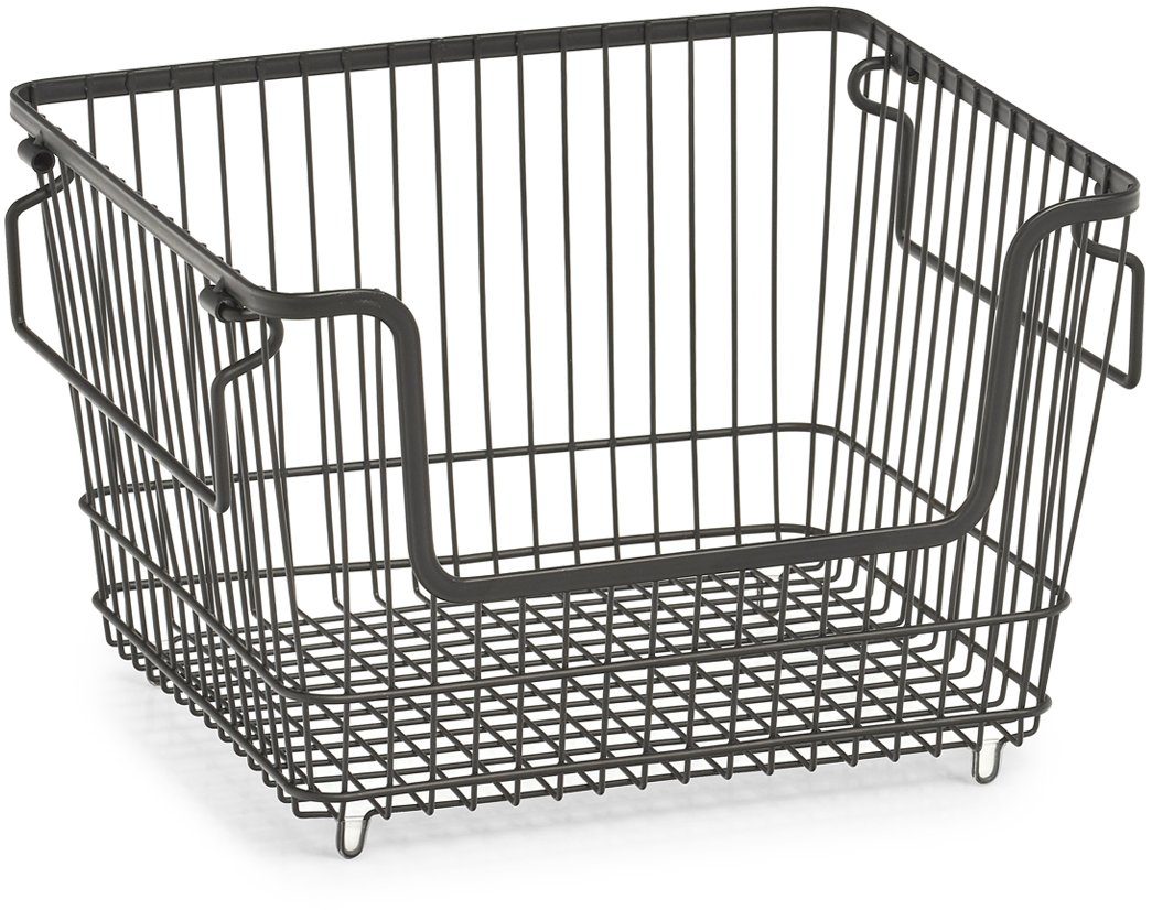Zeller Present Organizer (1 St), Aufbewahrungskorb aus Metall, stapelbar
