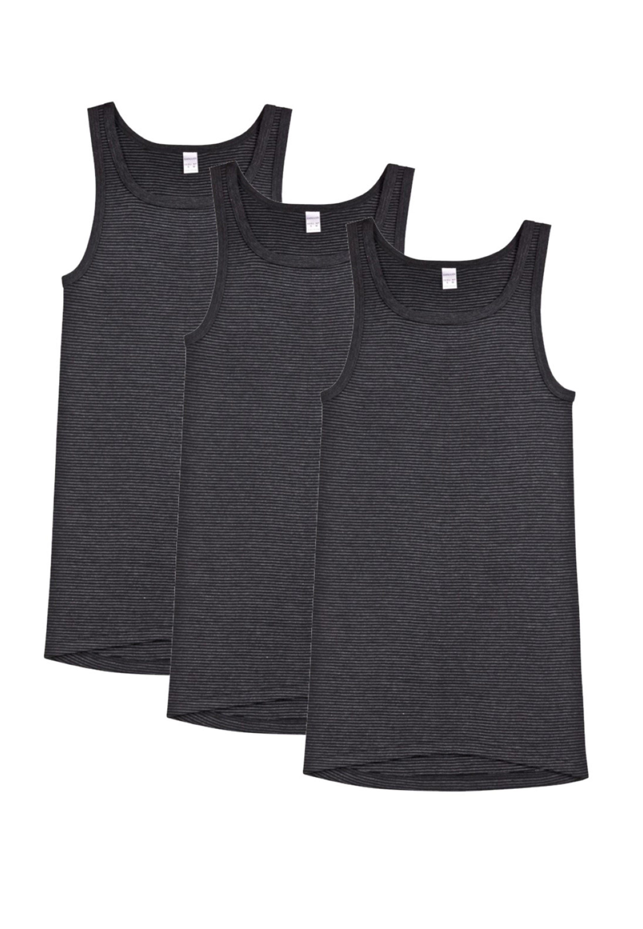 6er Pack Herren Unterhemd DOPPELRIPP Tank Top Weiss XXL