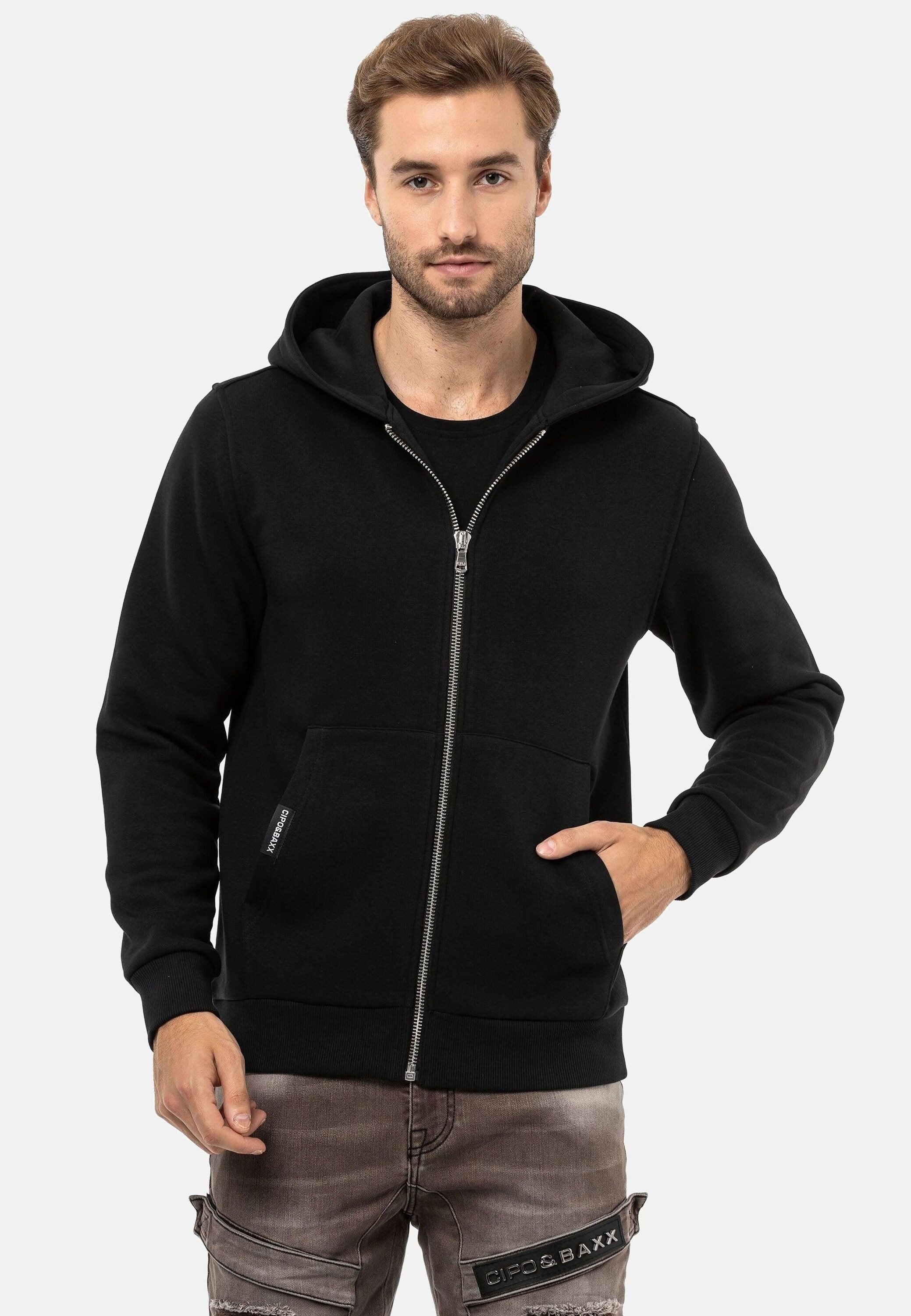 Cipo & Baxx Sweatjacke Jacken (1-tlg) mit Kapuze, CL556 günstig online kaufen
