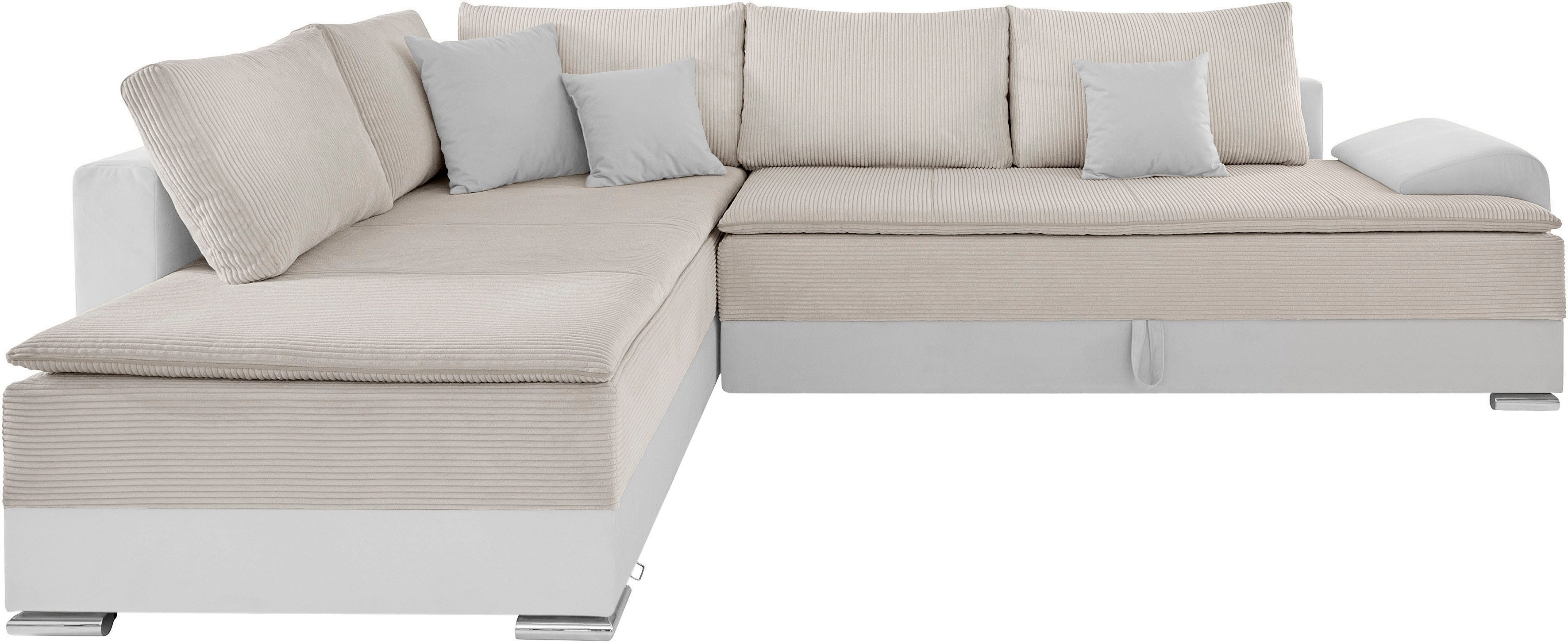 INOSIGN Ecksofa »Night & Day L-Form, B: 324 cm«, mit Bettfunktion, Bettkast günstig online kaufen