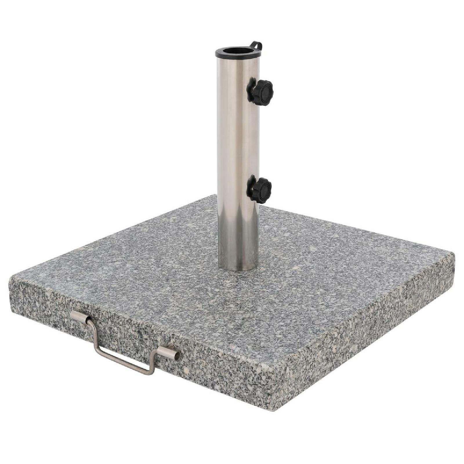 VCM Betonschirmständer Sonnenschirmständer mit Rollen Granit günstig online kaufen
