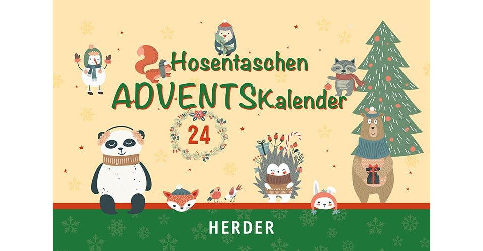 HERDER Verlag Adventskalender Hosentaschenadventskalender 2024