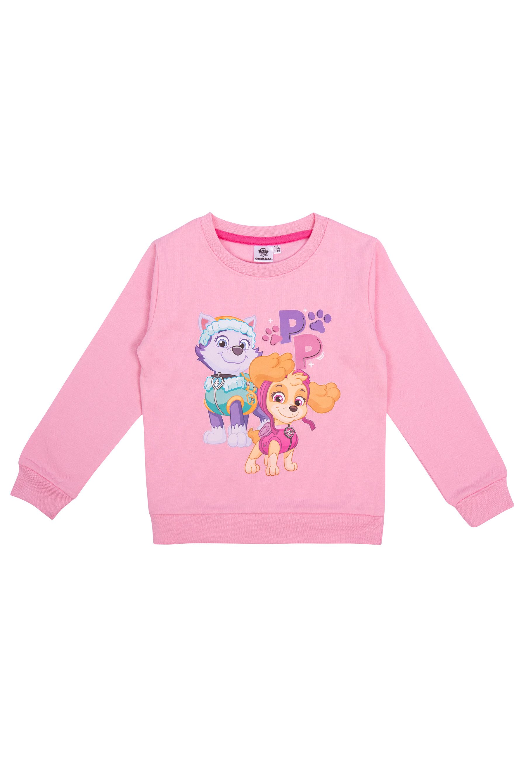 United Labels® Sweatshirt Paw Patrol Sweatshirt für Mädchen - Kinder Pullover Oberteil Rosa