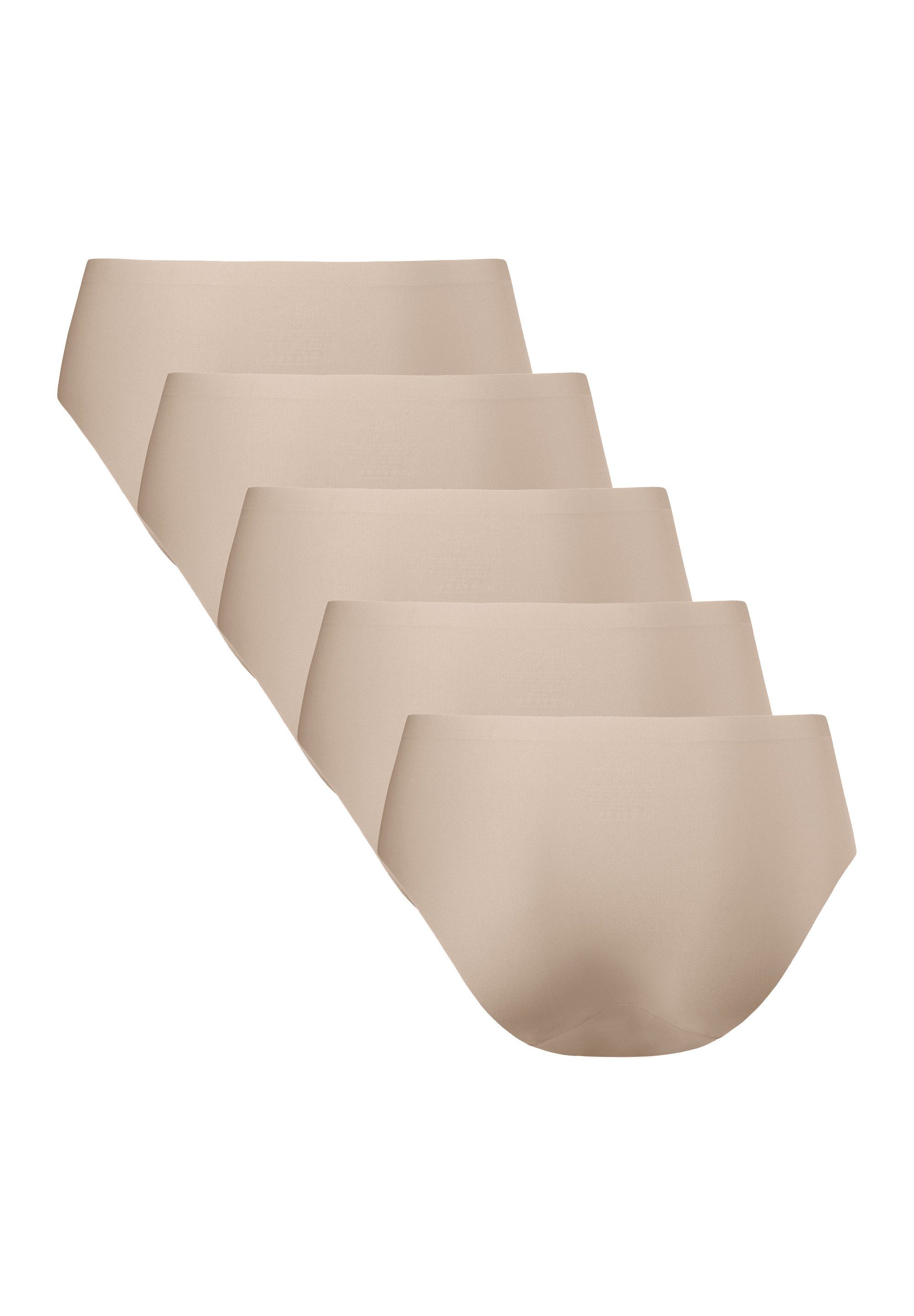 DANISH ENDURANCE Hipster Invisible Hipster (5-St) Unsichtbare Panties, Mikrofaser, Unterhose für Sport & Alltag