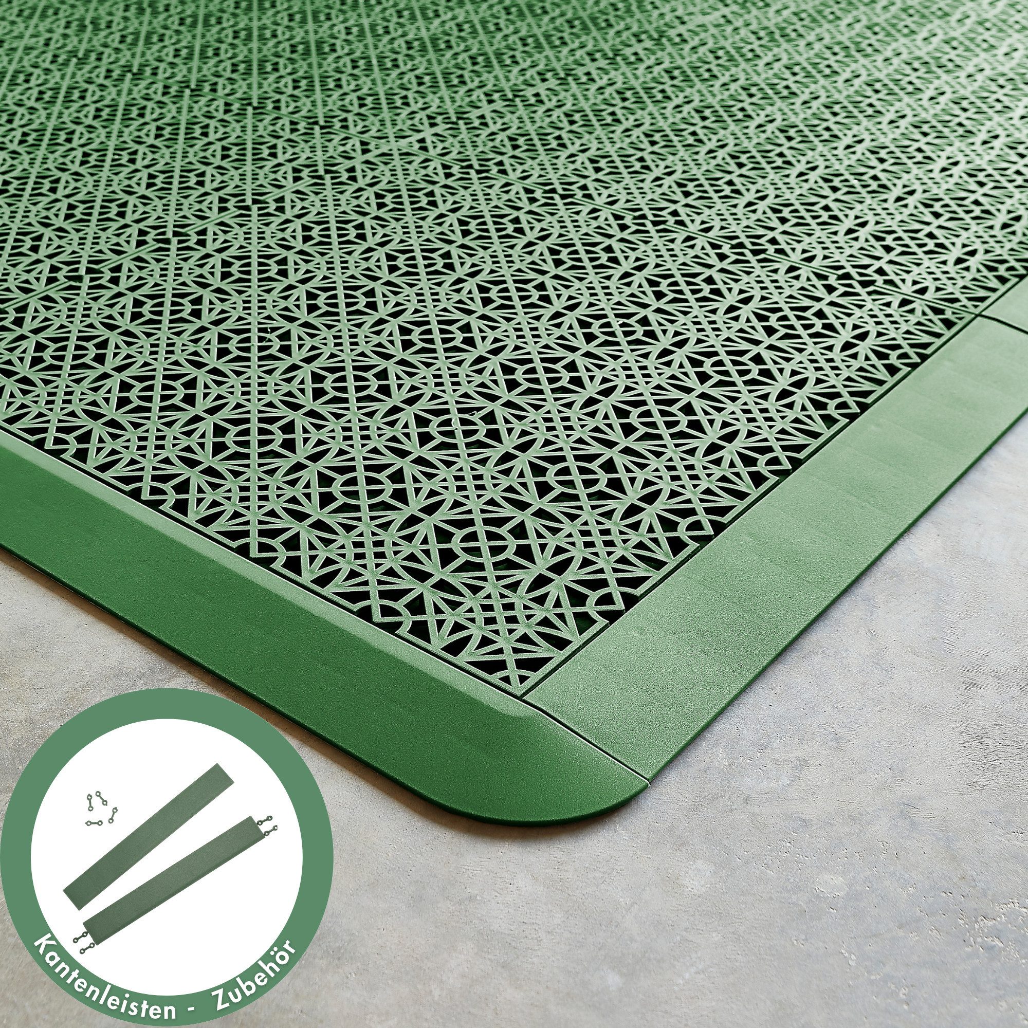 Andiamo Klickfliesen-Kantenleiste Terra Sol, Made in Swiss, Set, 2 St., idealer Fliesen-Abschluss