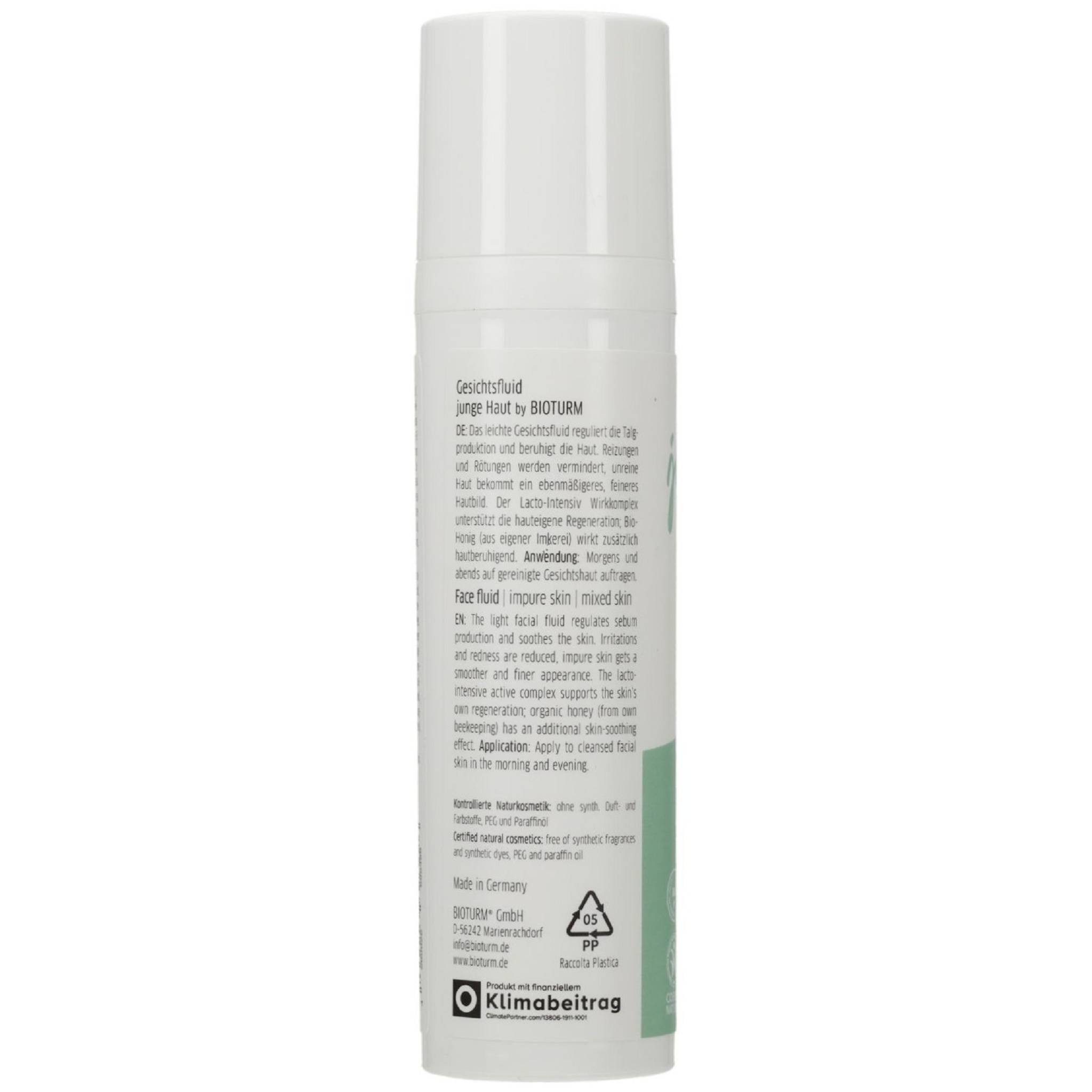 Bioturm Gesichtsfluid BIOTURM Gesichtsfluid junge Haut