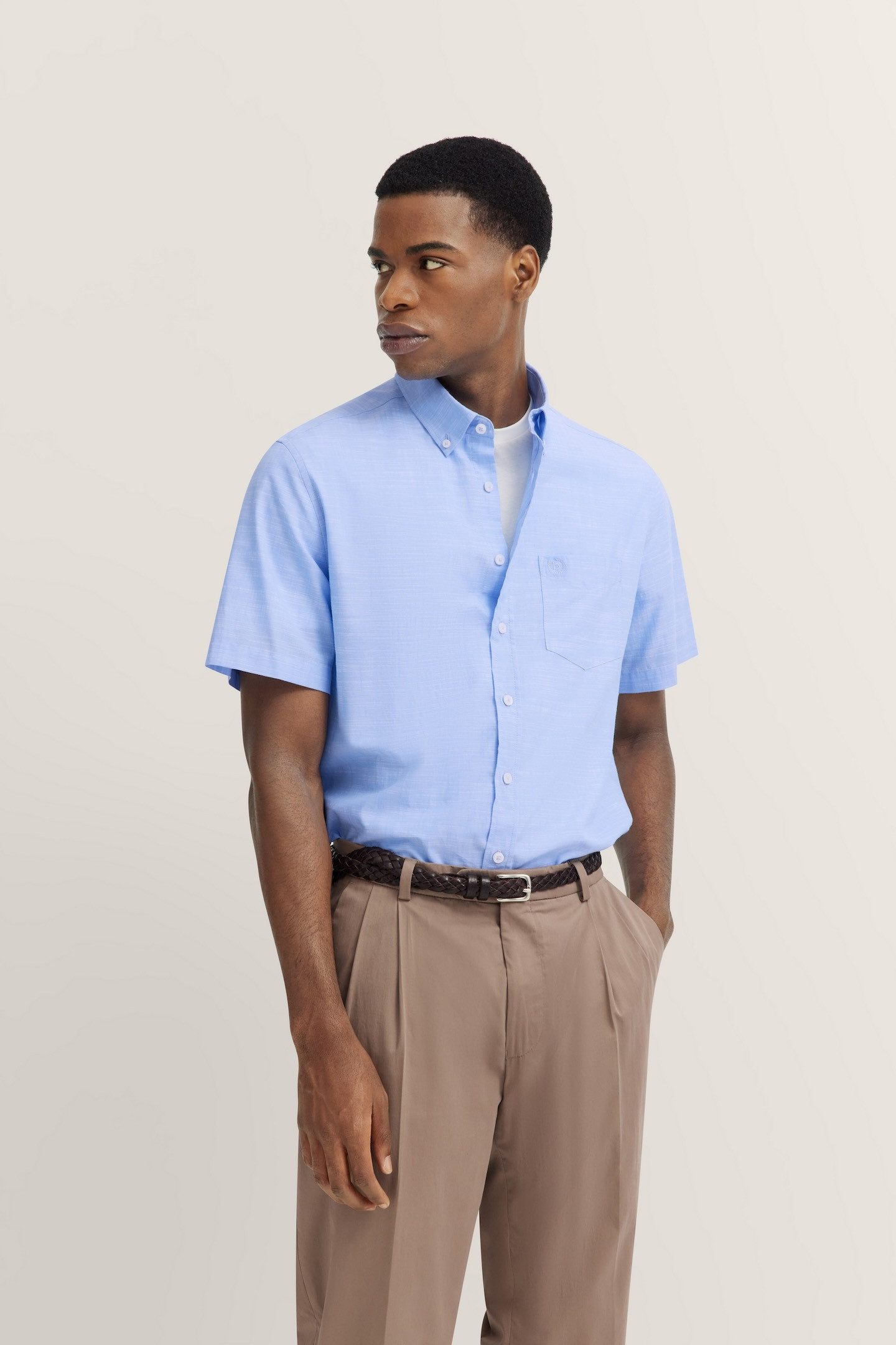 bugatti Kurzarmhemd mit Button-Down-Kragen günstig online kaufen