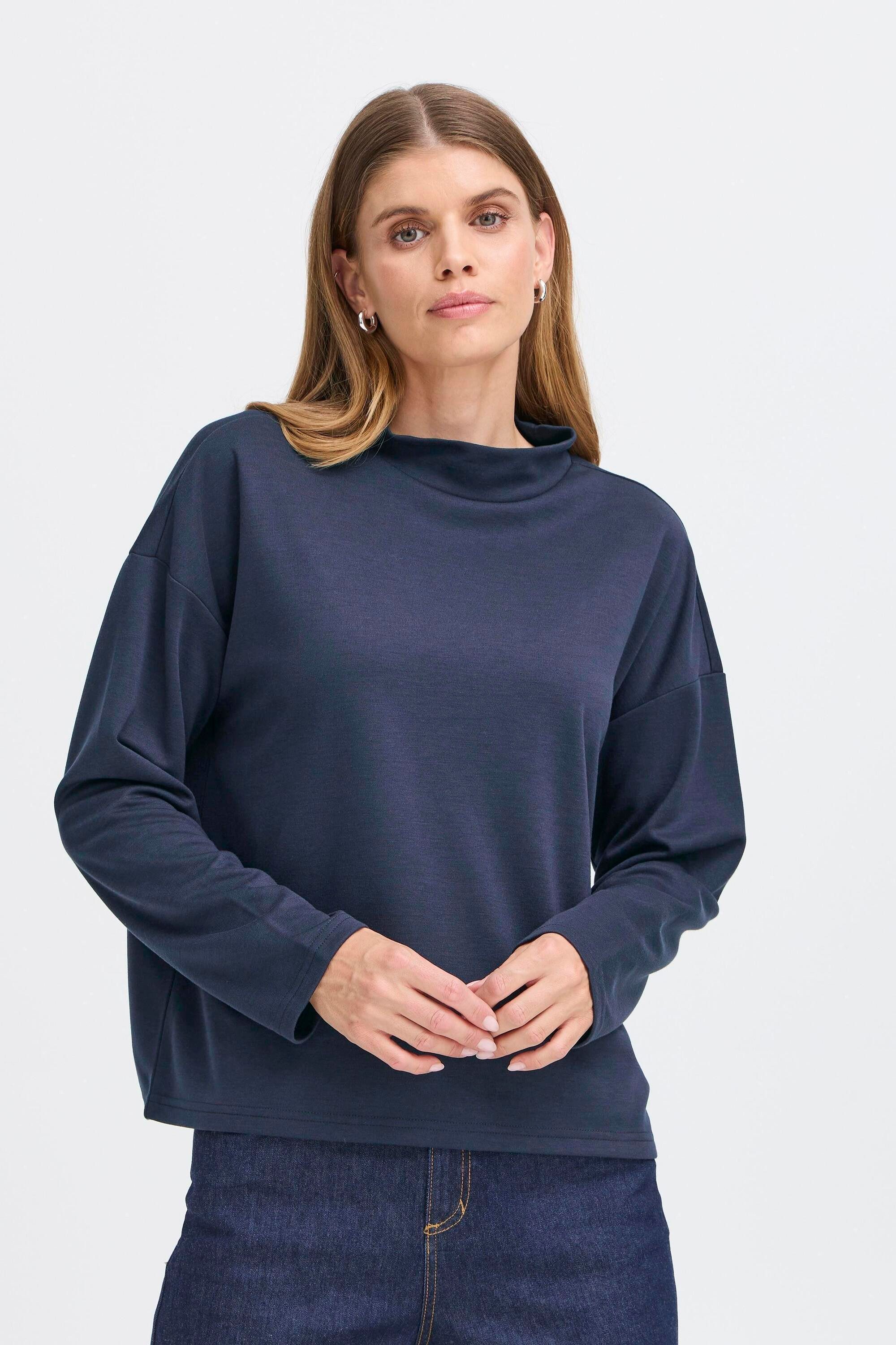 fransa Strickpullover Sweatshirt FRIZABELLA