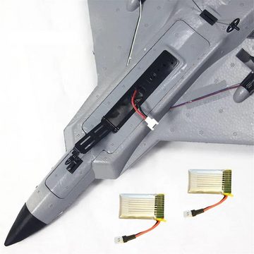 efaso RC-Flugzeug F-22 Ferngesteuertes Flugzeug - RC Flieger mit Stabilisierungs-Gyro, bruchsicheres EPO-Material
