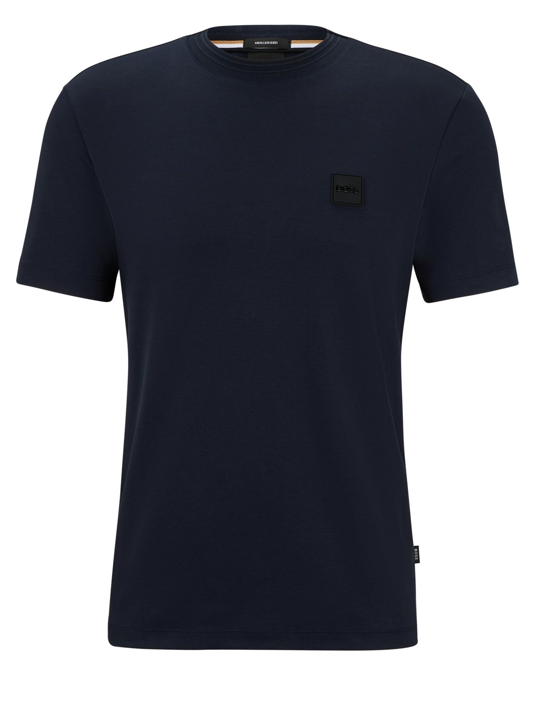 (405) T-Shirt Blau Tiburt (1-tlg) BOSS