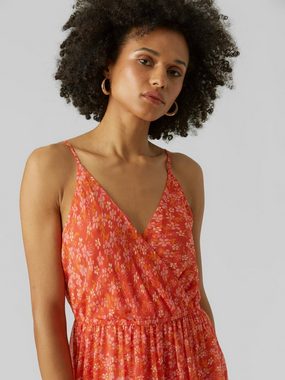 Vero Moda Sommerkleid Smilla (1-tlg) Wickel-Design, Drapiert/gerafft