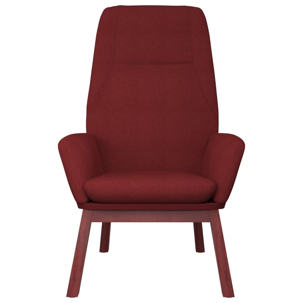 vidaXL Sessel Relaxsessel Weinrot Stoff (1-St) günstig online kaufen