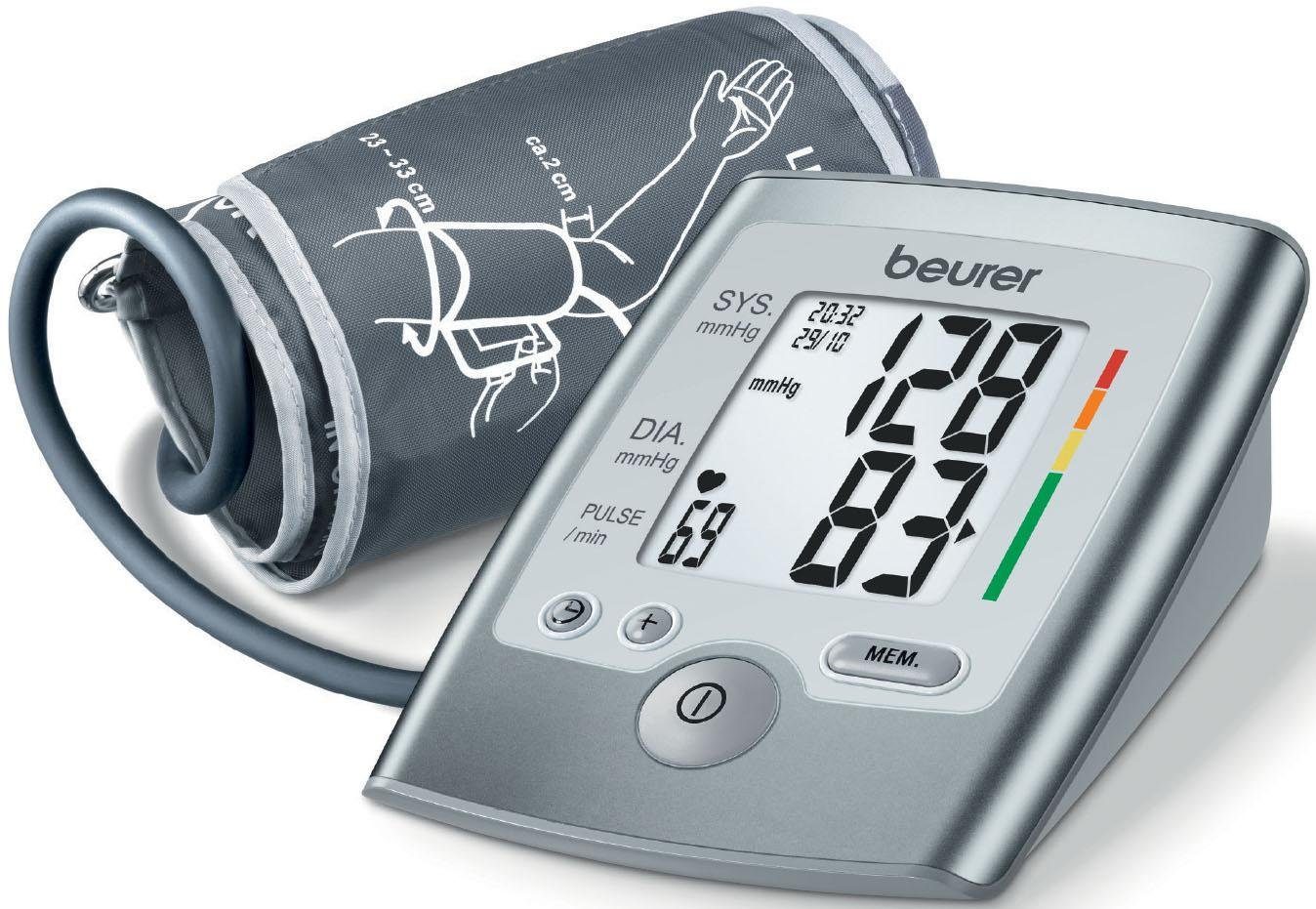 BEURER Oberarm-Blutdruckmessgerät BM 35, 2 x 60 Speicherplätze online  kaufen | OTTO